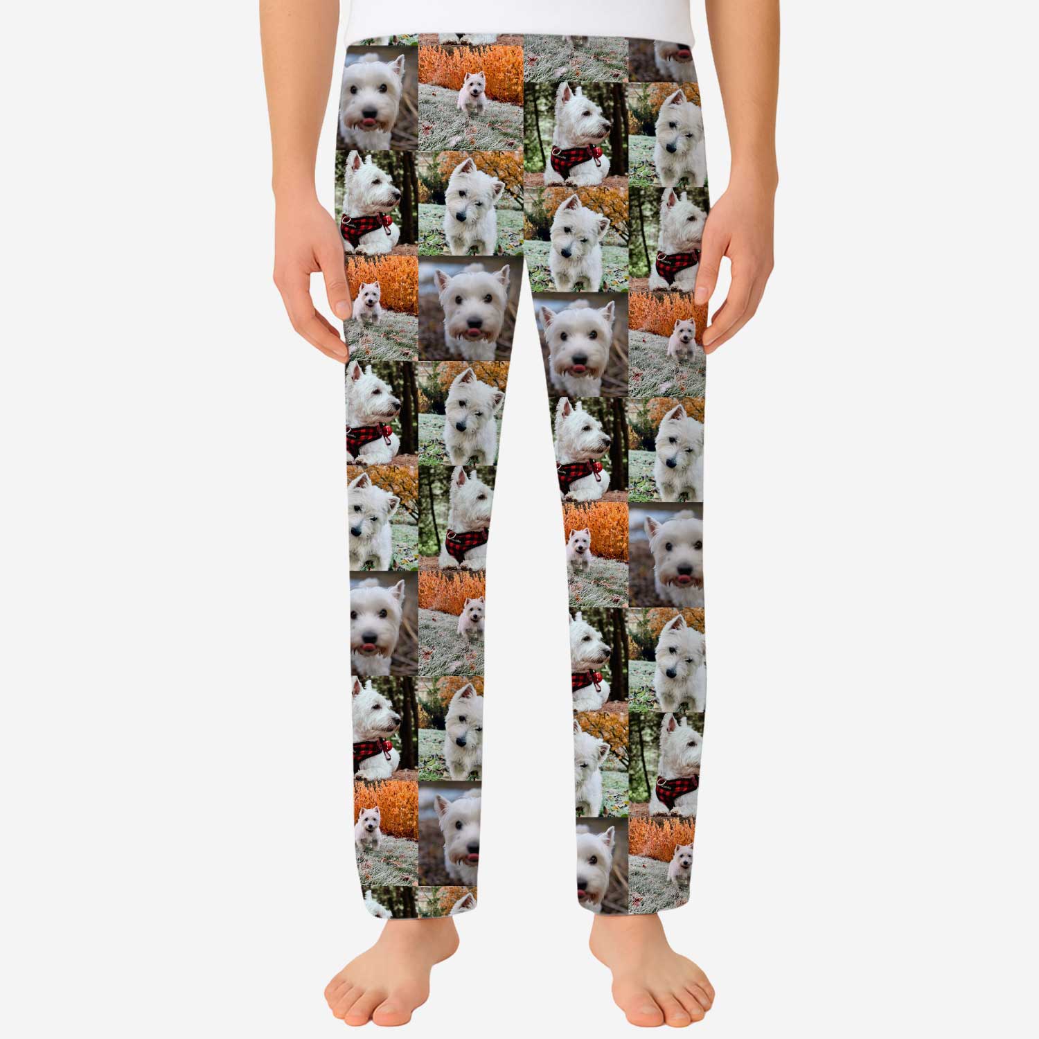 Men's Photo Collage PJ Pants
