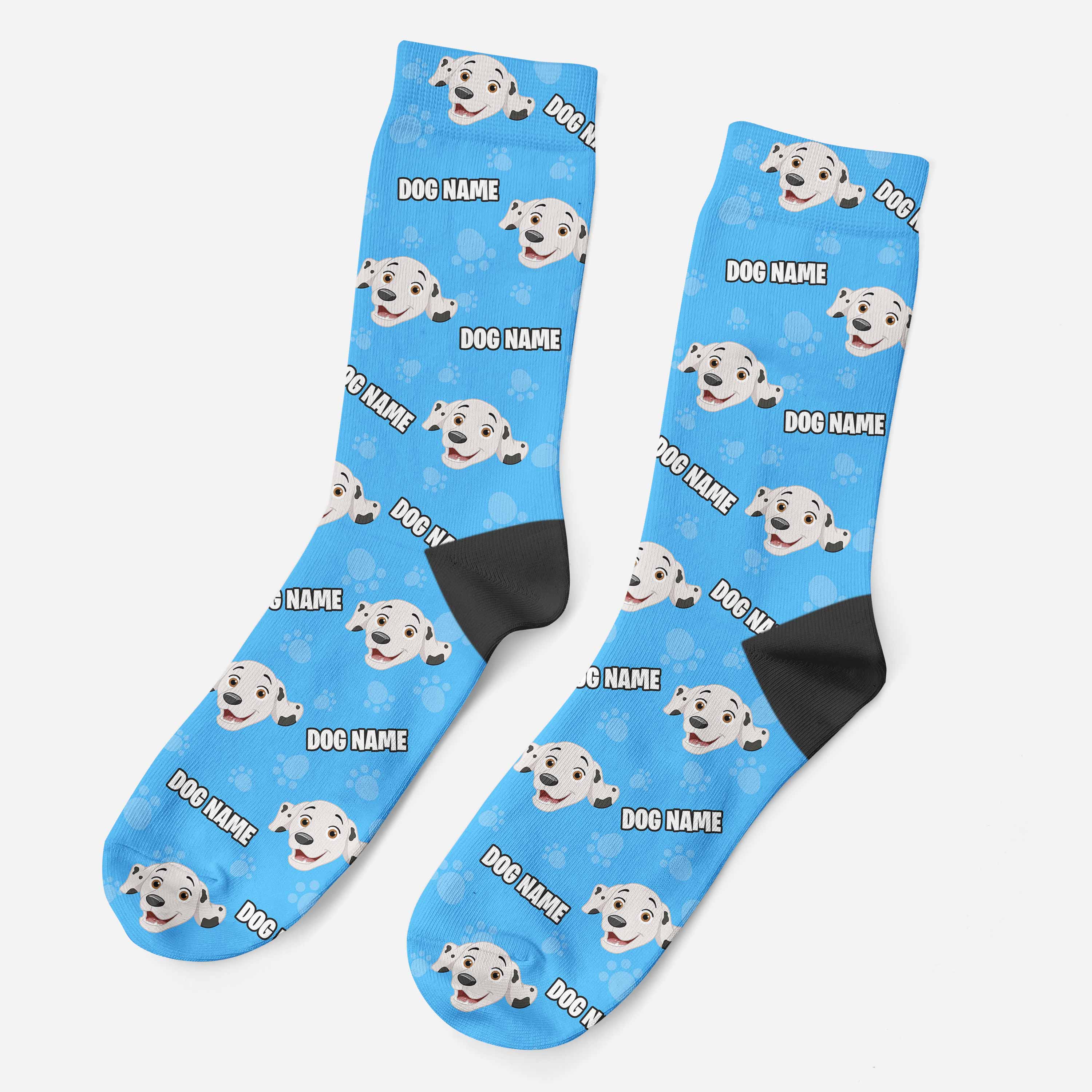 Your Cartoon Dog Personalized Socks