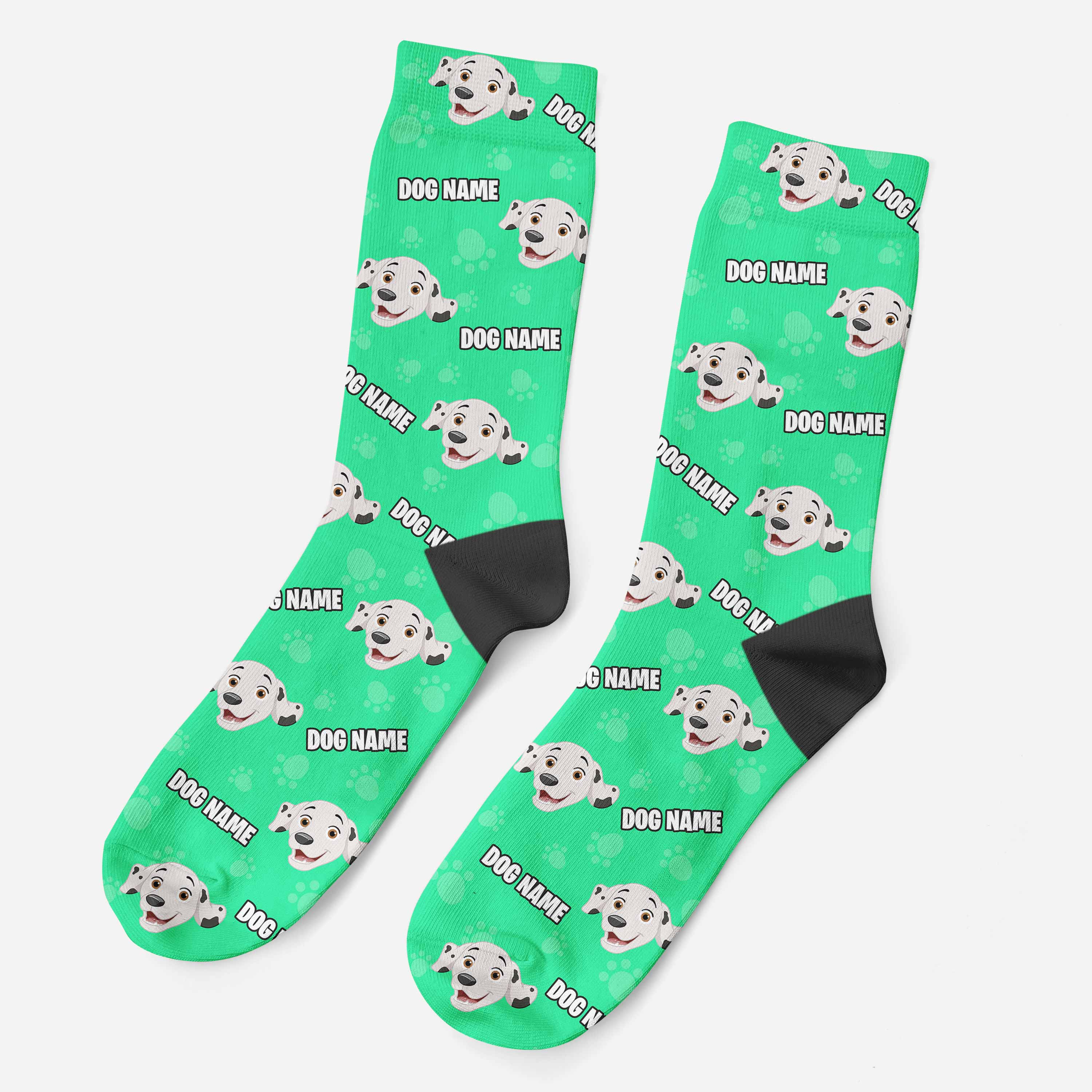 Your Cartoon Dog Personalized Socks