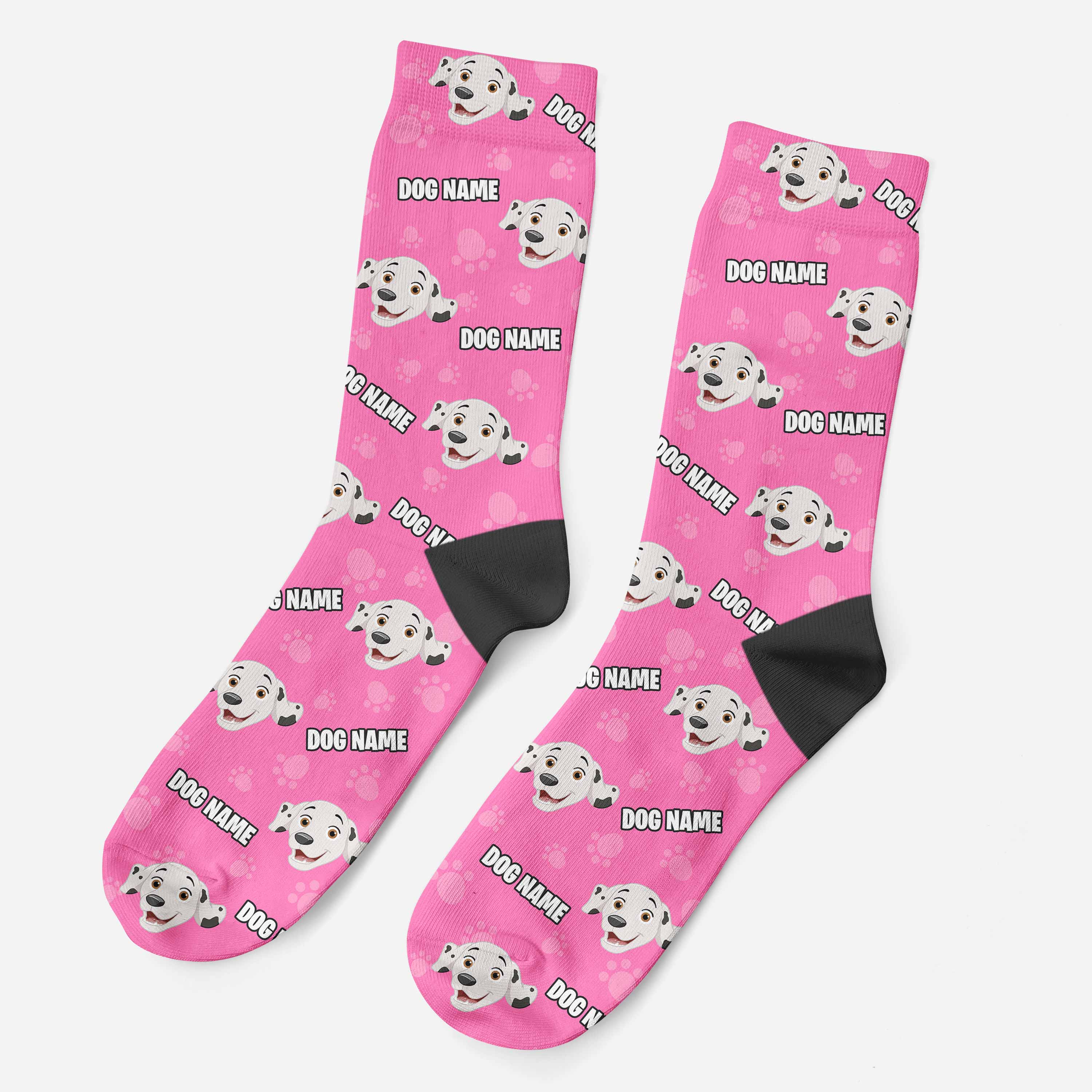 Your Cartoon Dog Personalized Socks