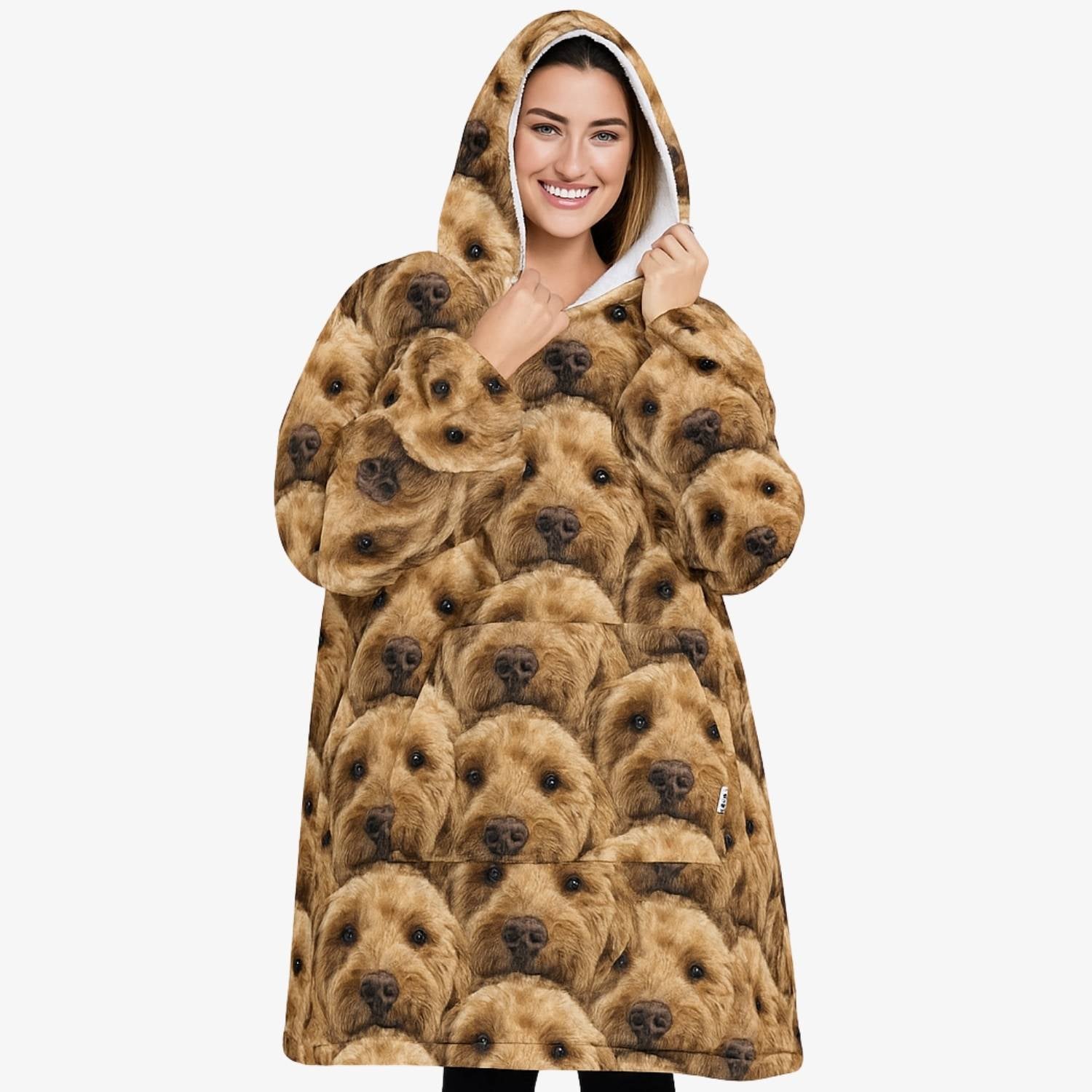 Your Dog Mash Hoodie Blanket