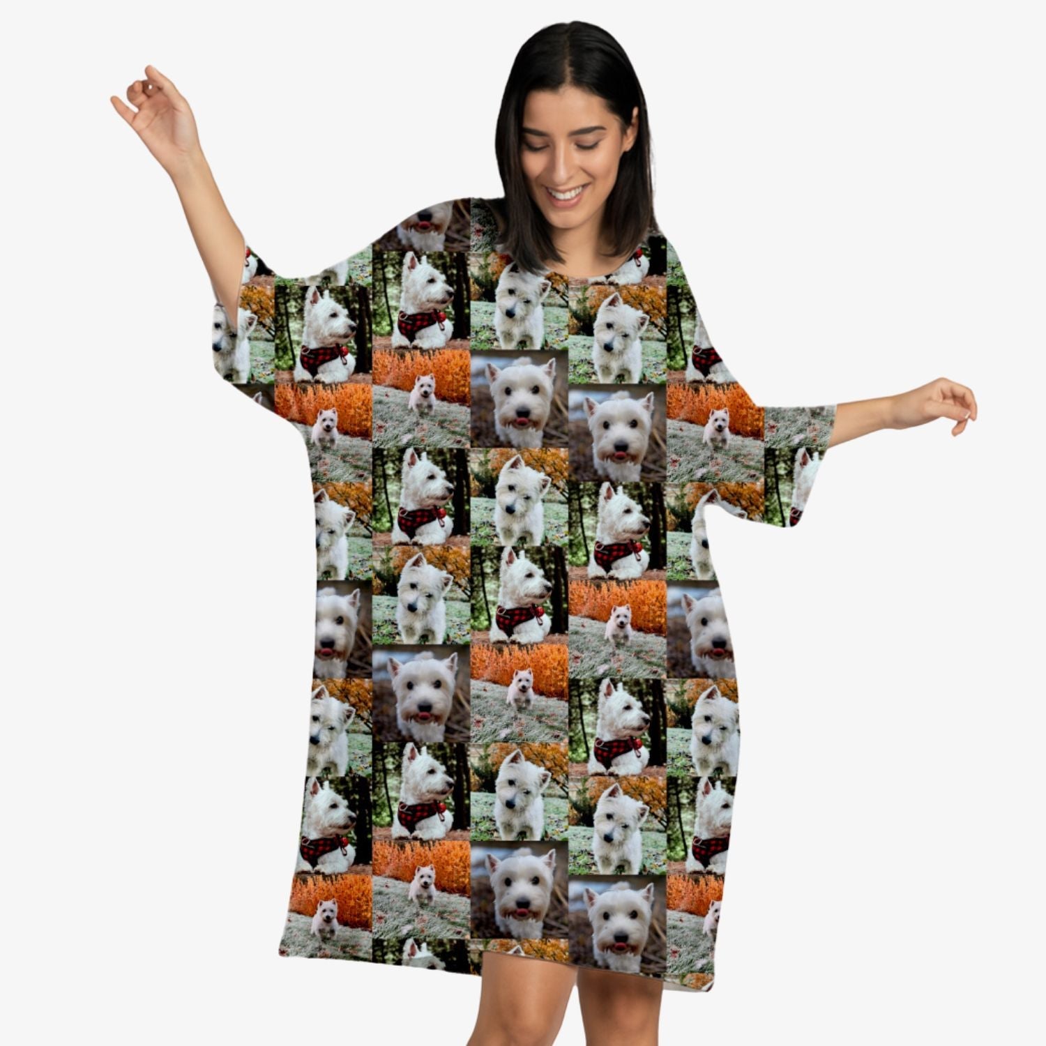 Dog Photo Collage Sleep Tee