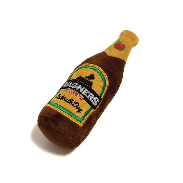 Wagners Cider Bottle Plush Dog Toy