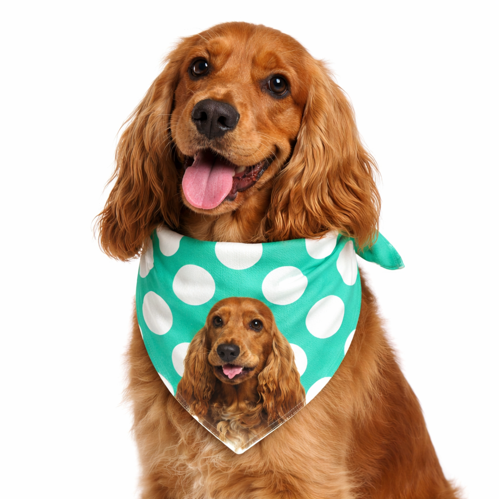 Dogzy Spotty Personalized Dog Bandana