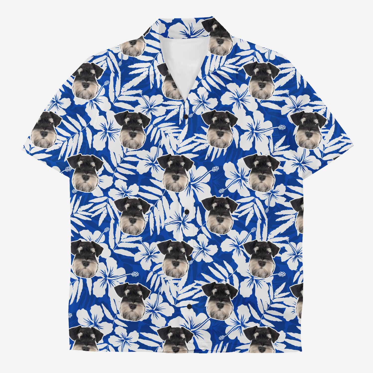 Your Dog Blue Custom Hawaiian Shirt