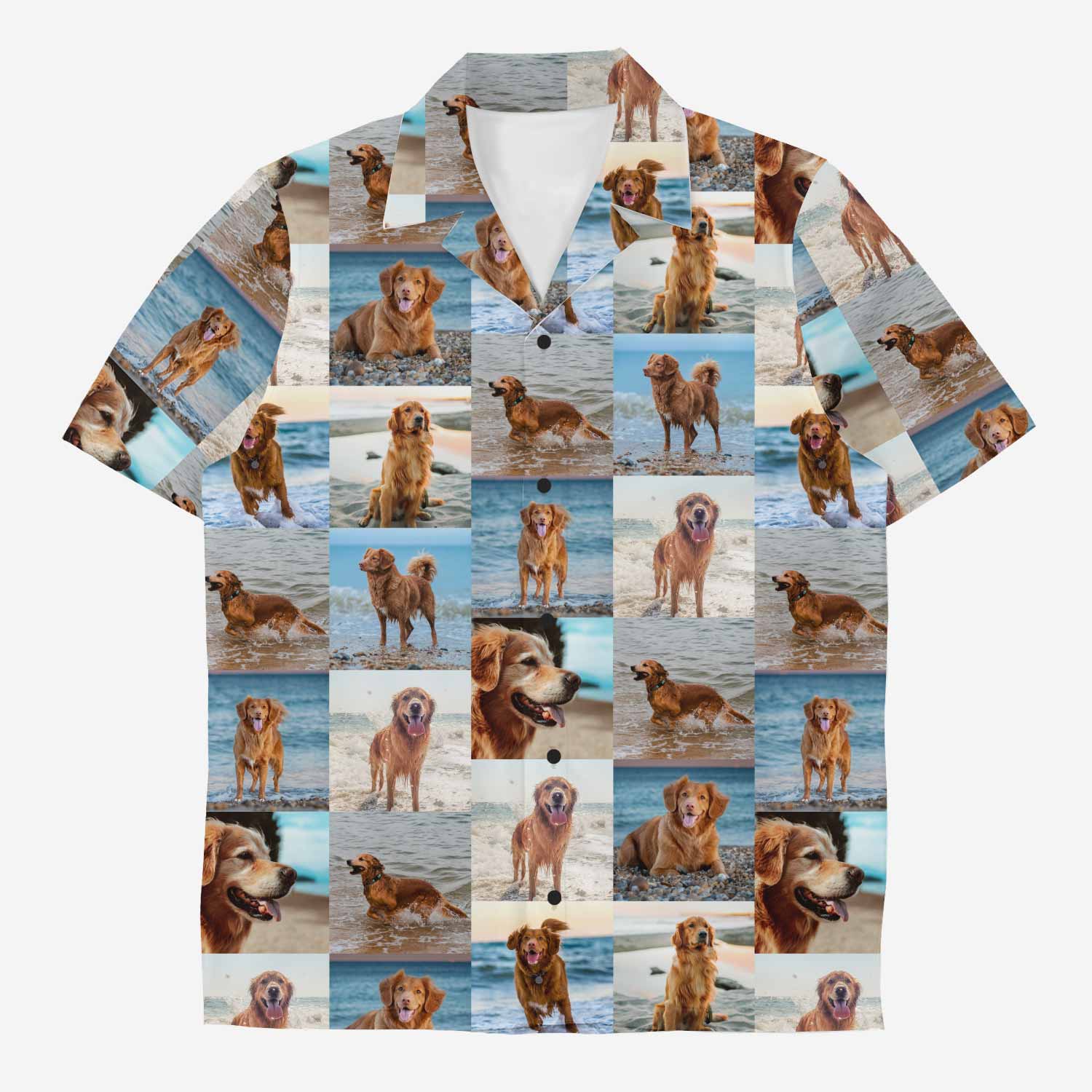 Dog Photo Collage Custom Hawaiian Shirt