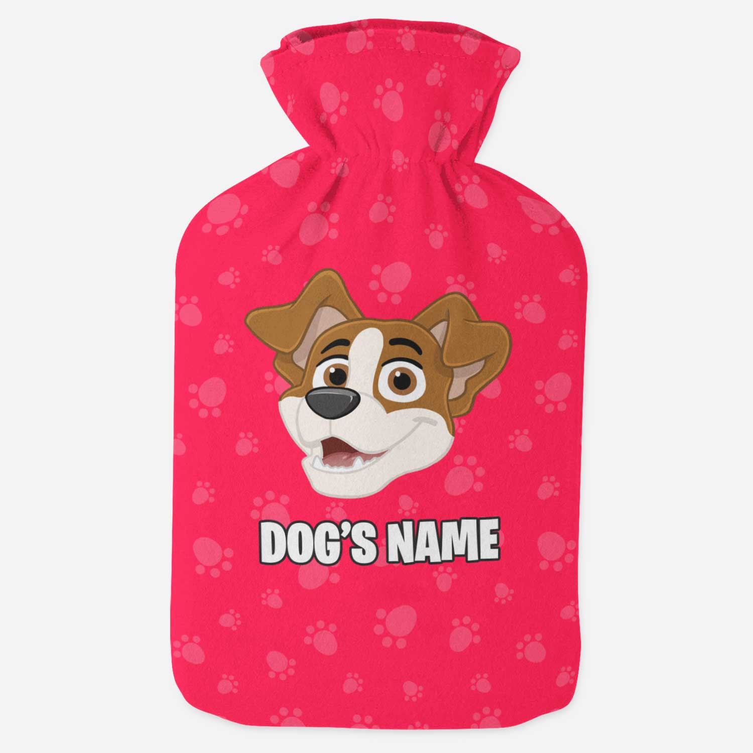 Your Dog Cartoon Personalized Hot Water Bottle