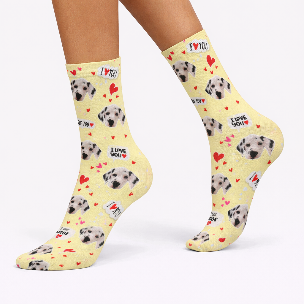 I Woof You Socks