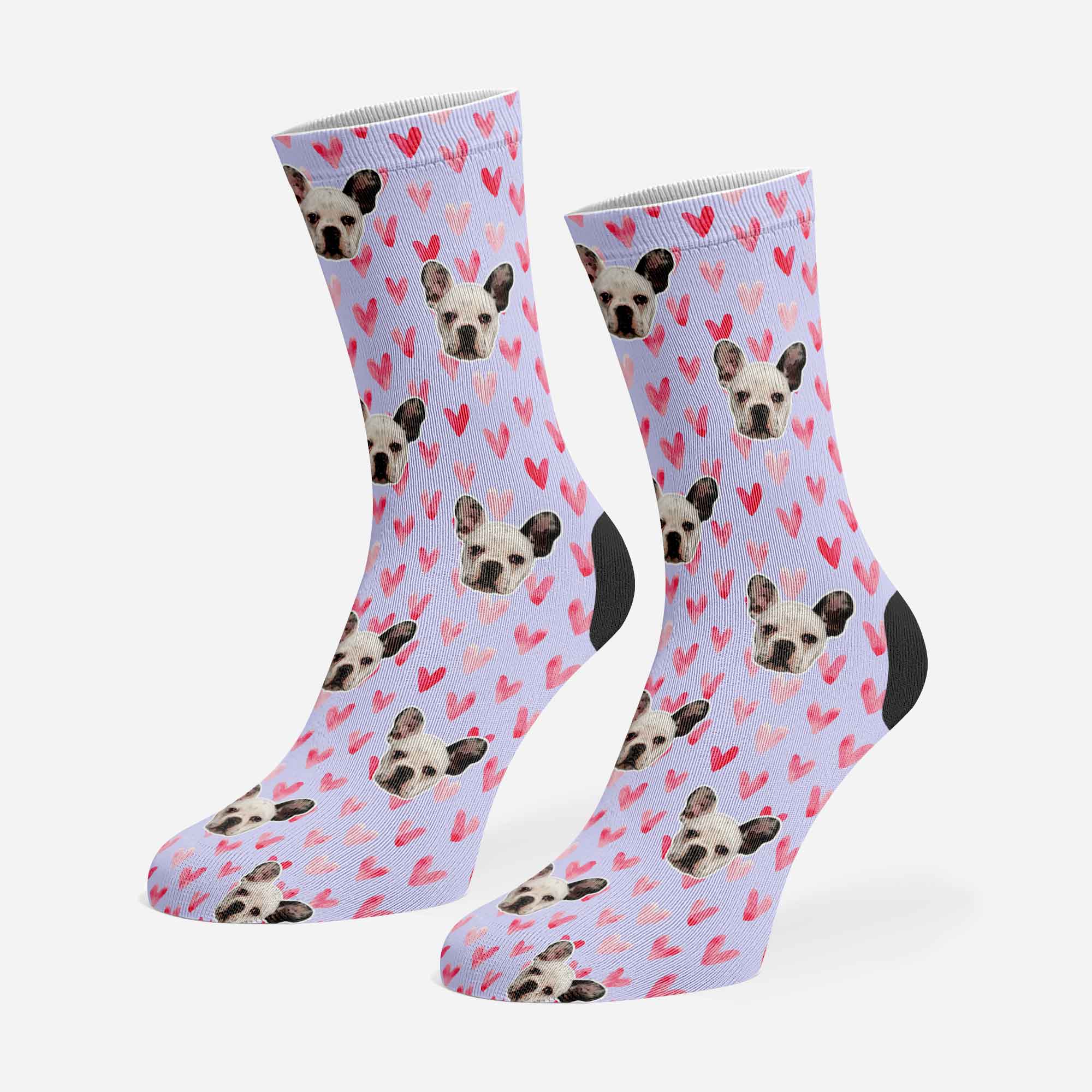 Love Heart Dogzy Socks