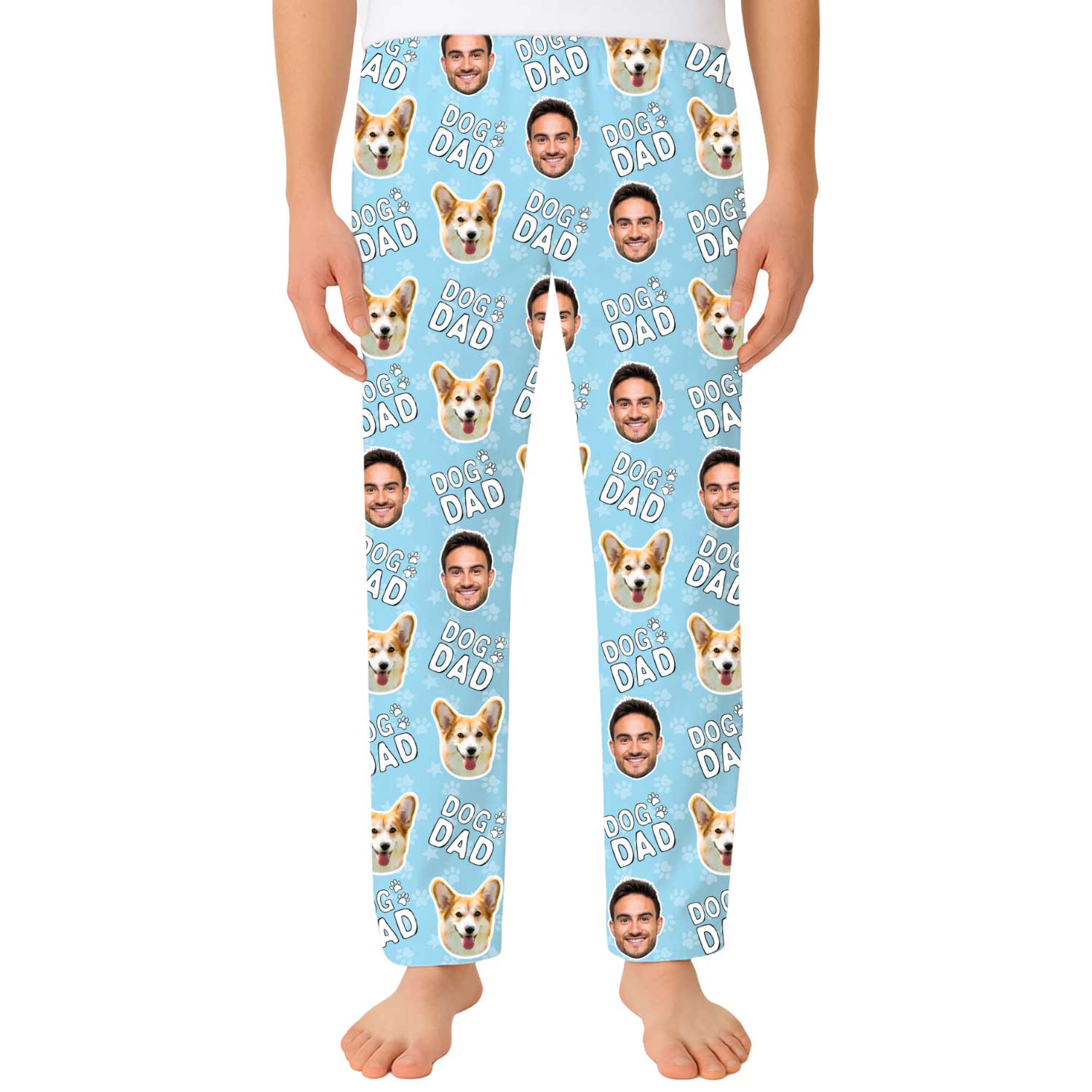 Men's Dog Dad Personalized PJ Pants
