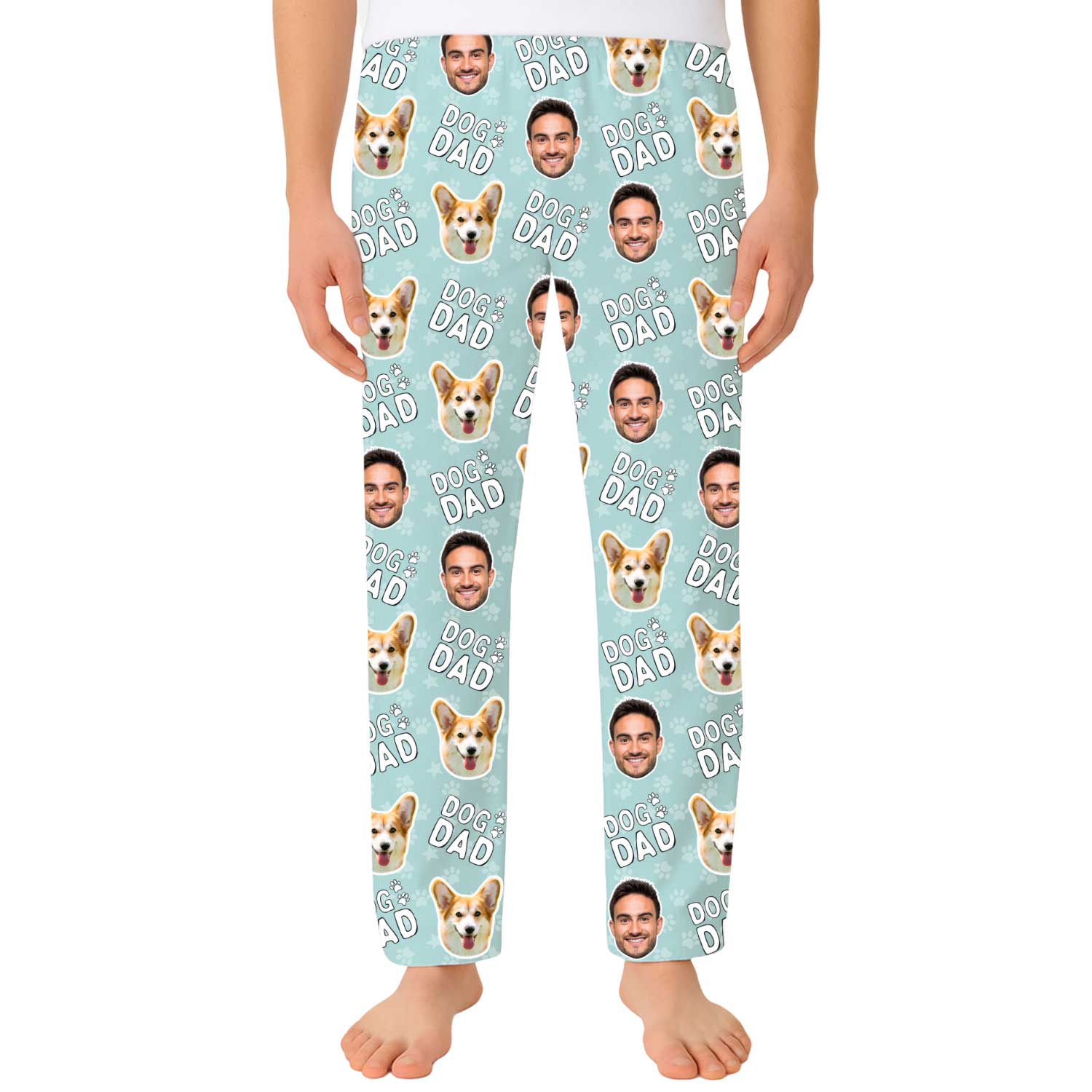 Men's Dog Dad Personalized PJ Pants