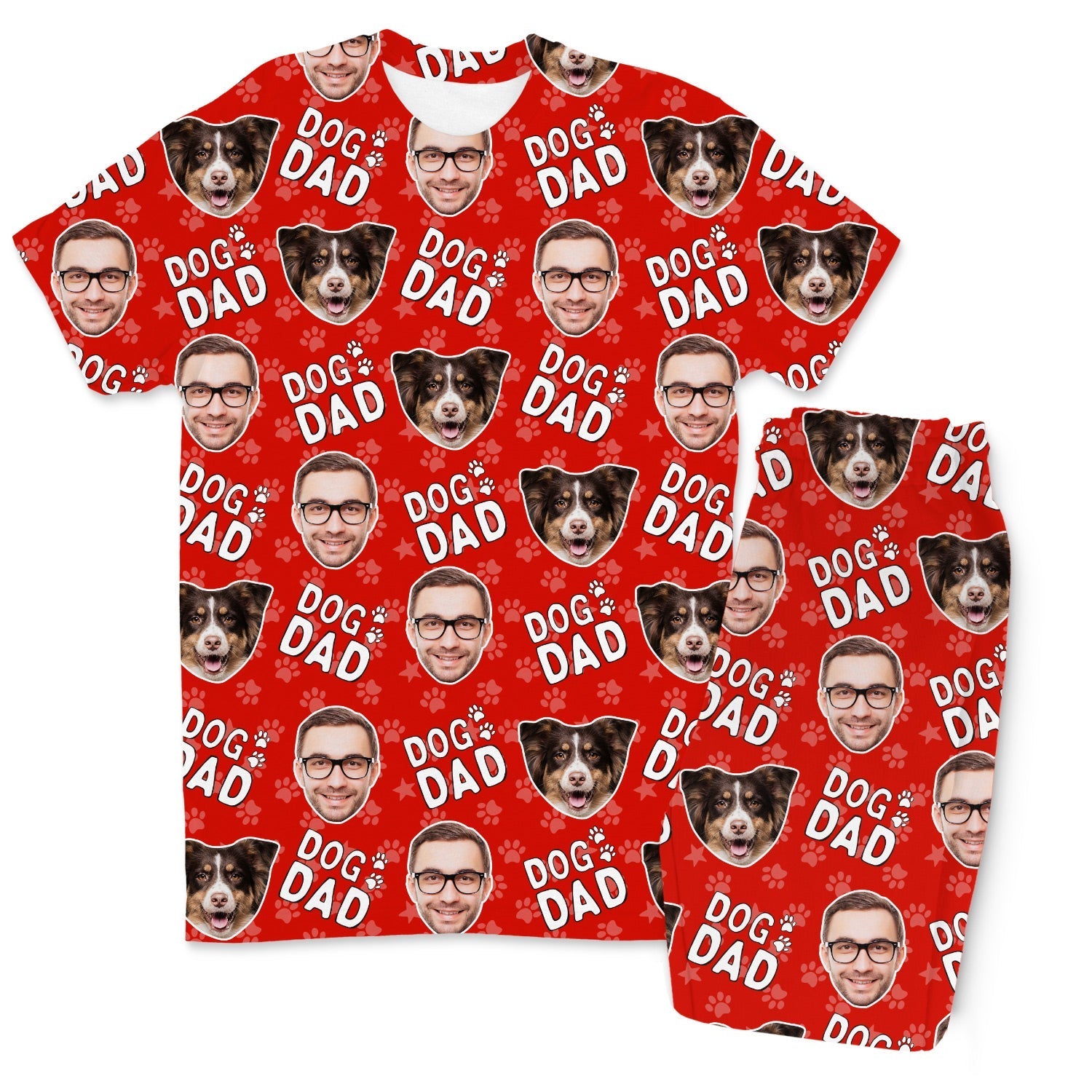 Men's Dog Dad Personalized Pajamas - Pant Set