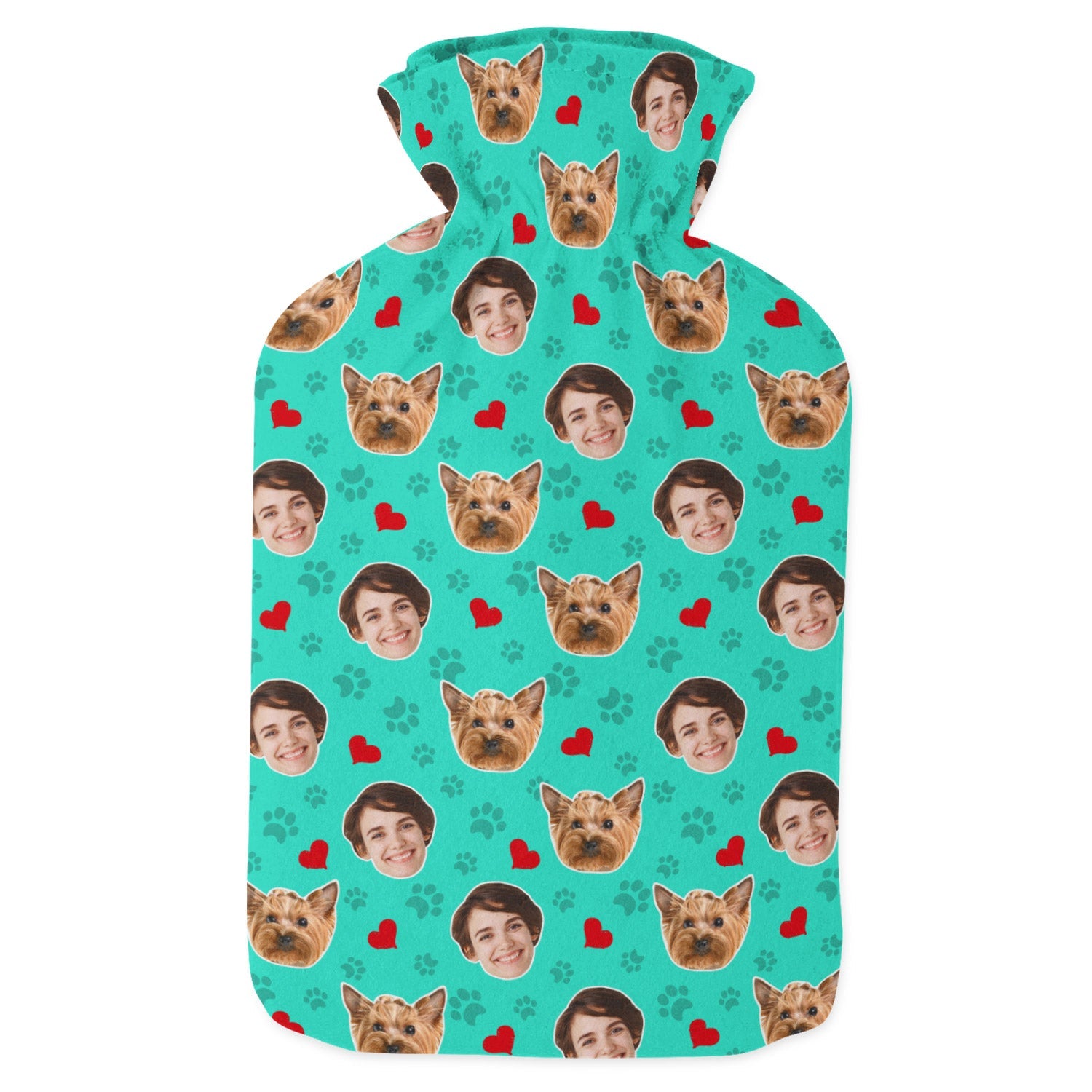 Paw Hearts Dog Hot Water Bottle