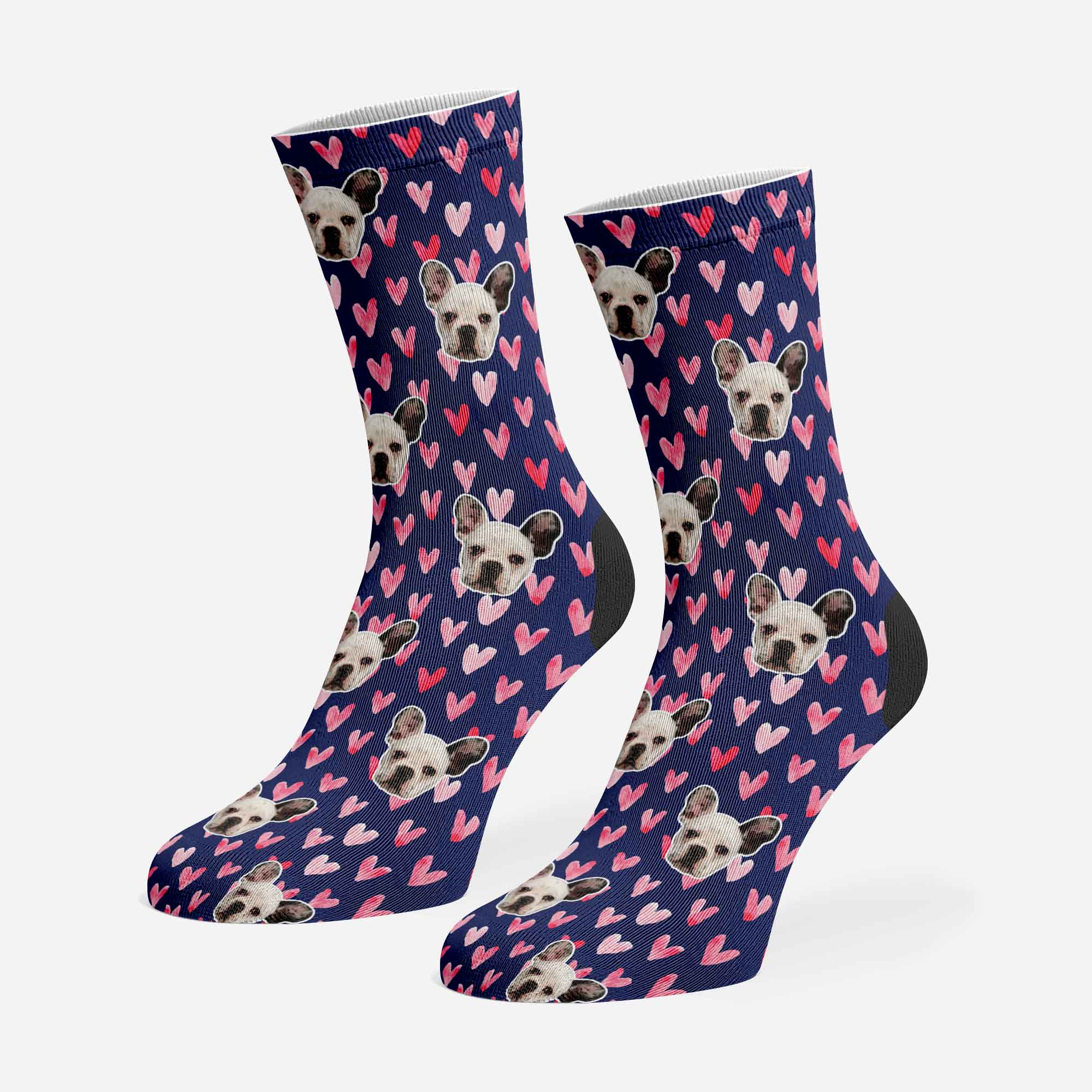 Love Heart Dogzy Socks
