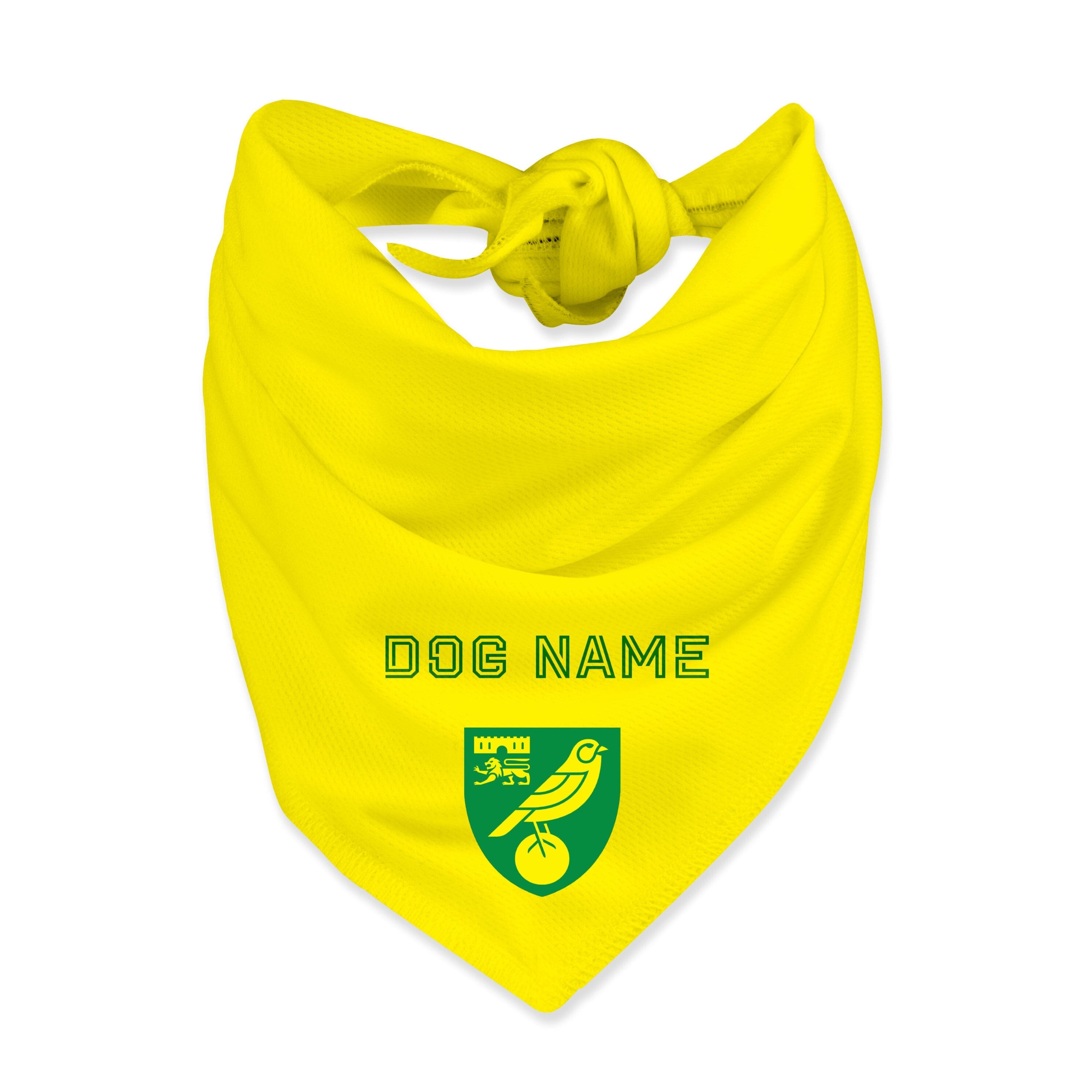 Personalized Norwich City Dog Bandana