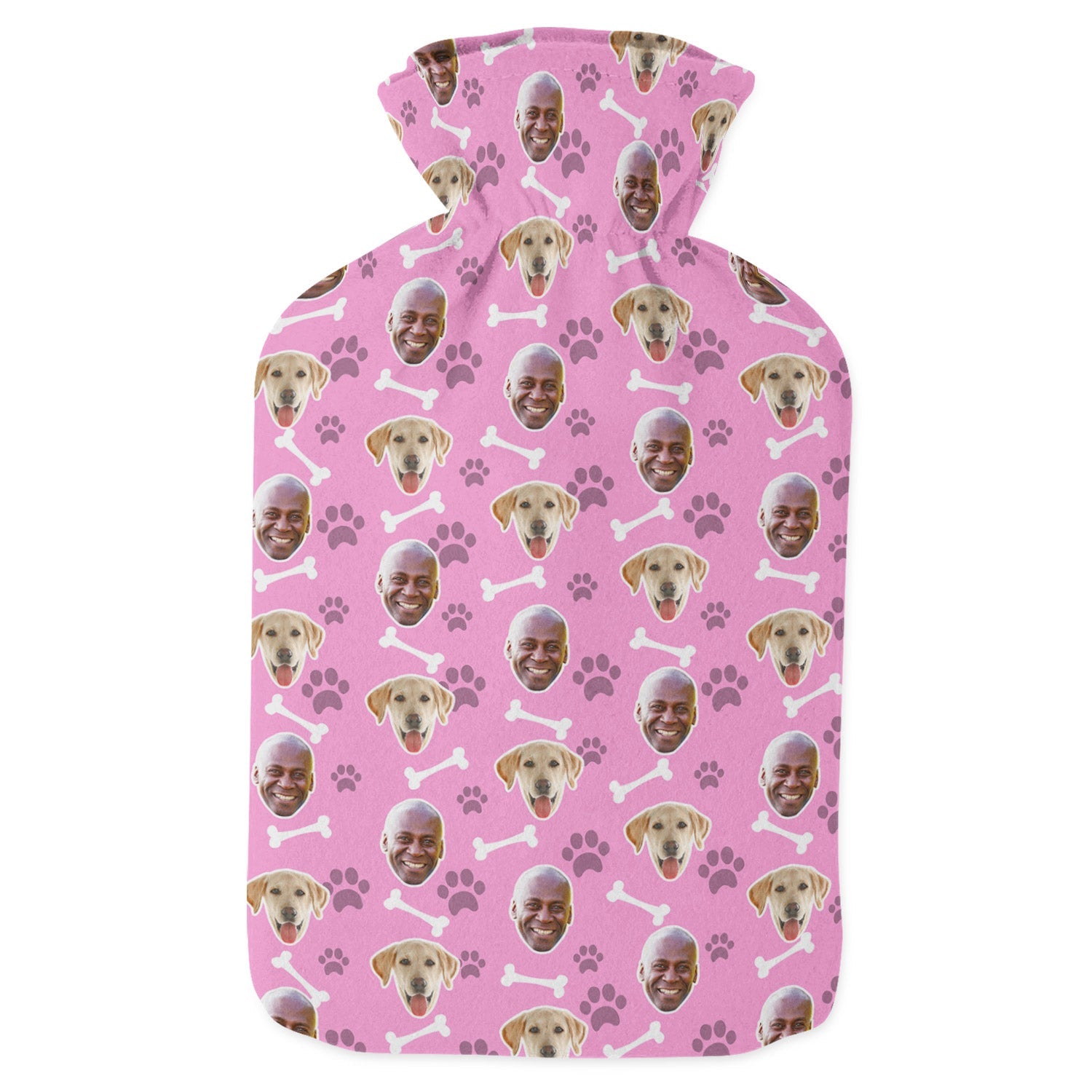 Dog & Owner Personalized Hot Water Bottle