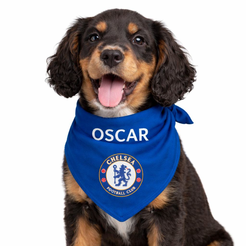 Personalized Chelsea Dog Bandana