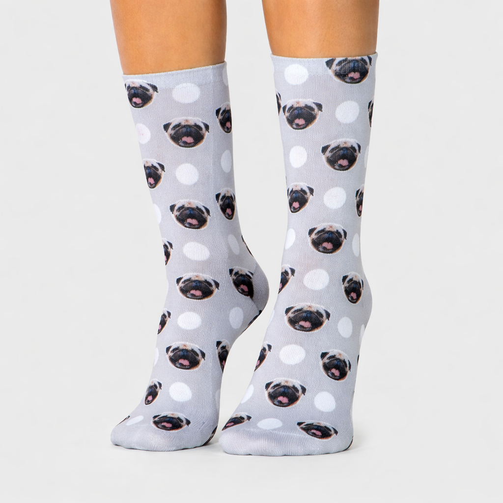 Polka Dog Socks