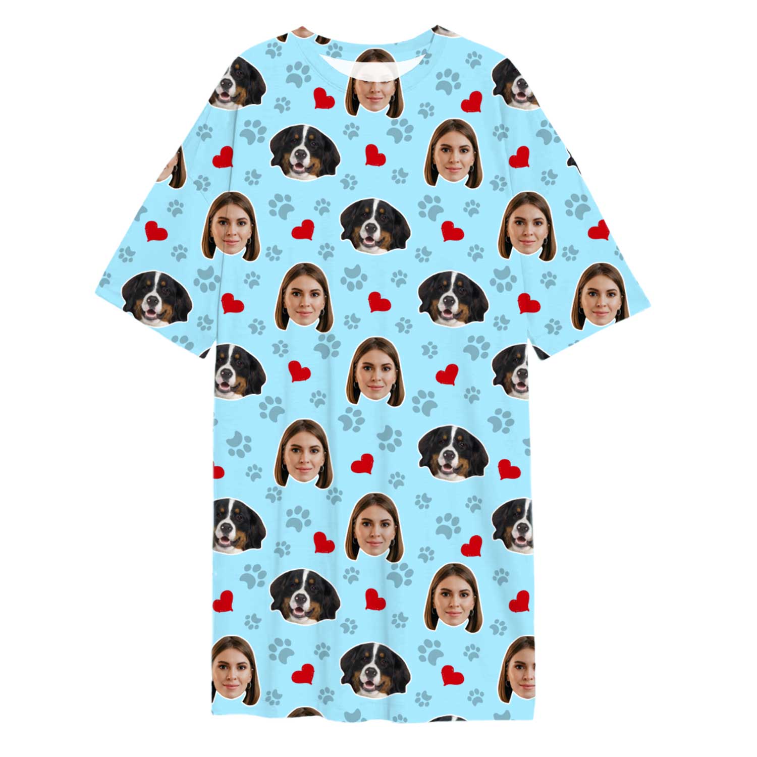 Paws & Hearts Custom Sleep Tee