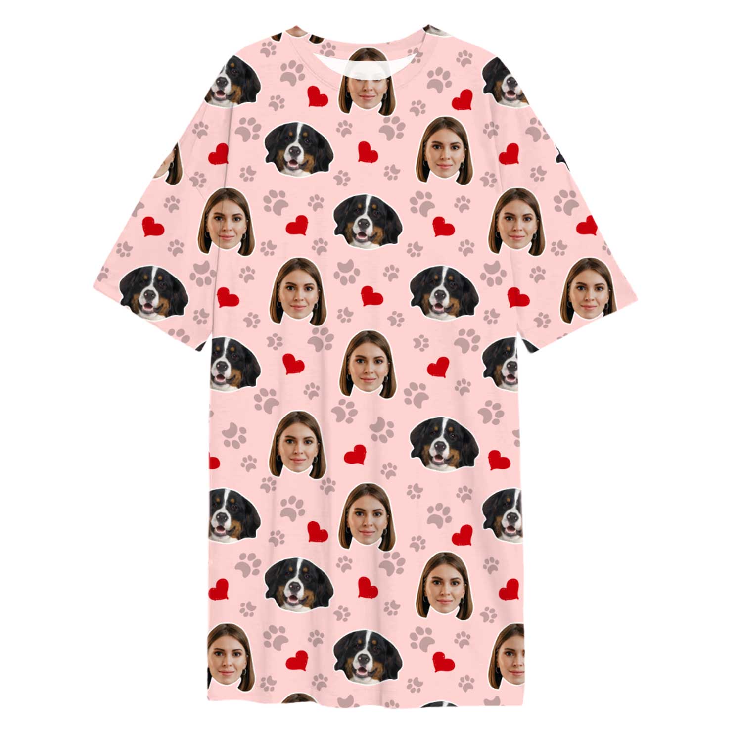 Paws & Hearts Custom Sleep Tee