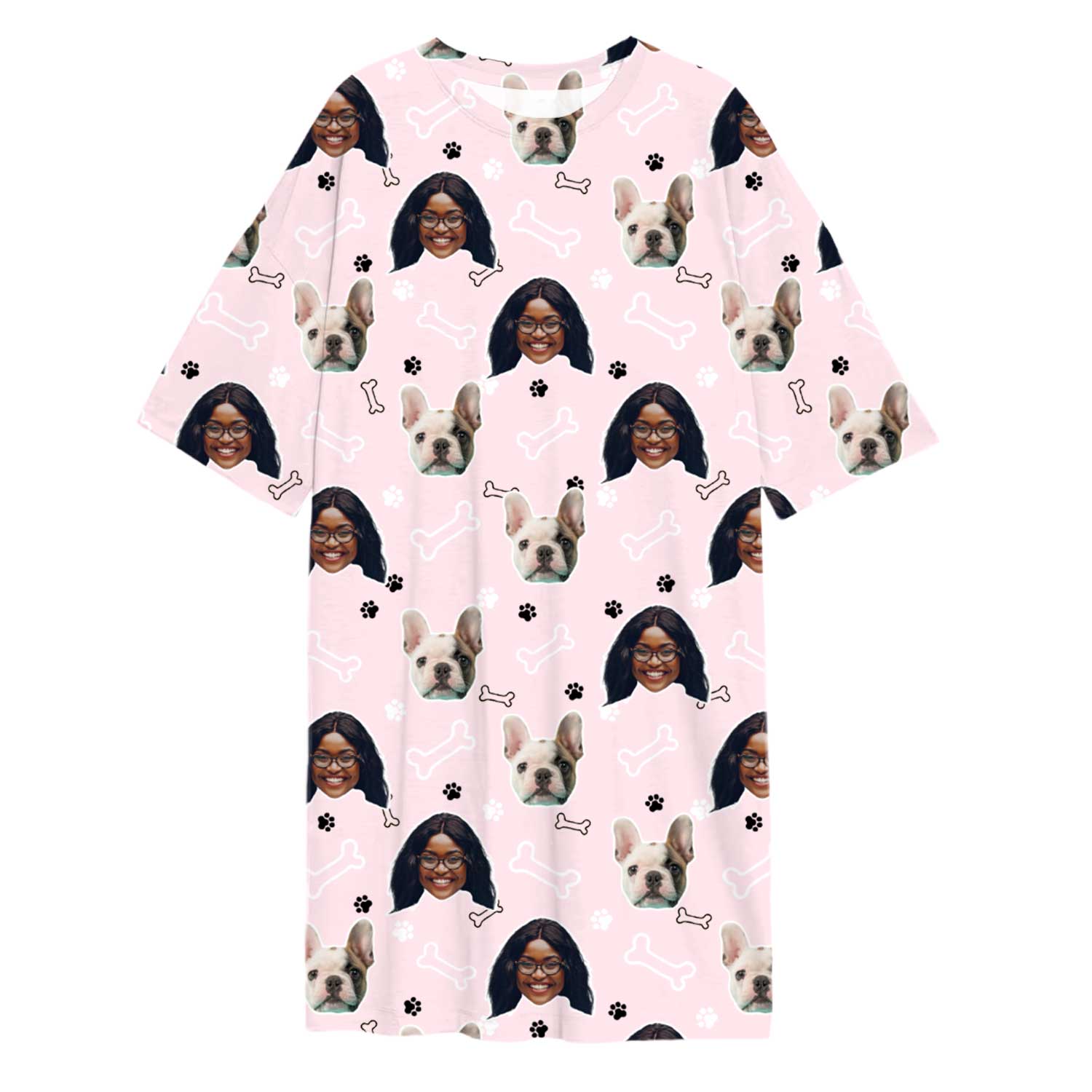 Doodle Paws & Bones Custom Sleep Tee