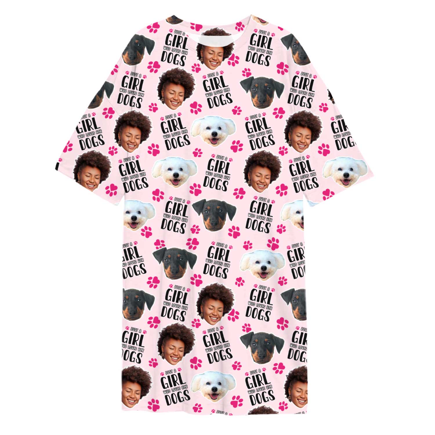 Just a Girl Who Loves Her Dogs Sleep Tee