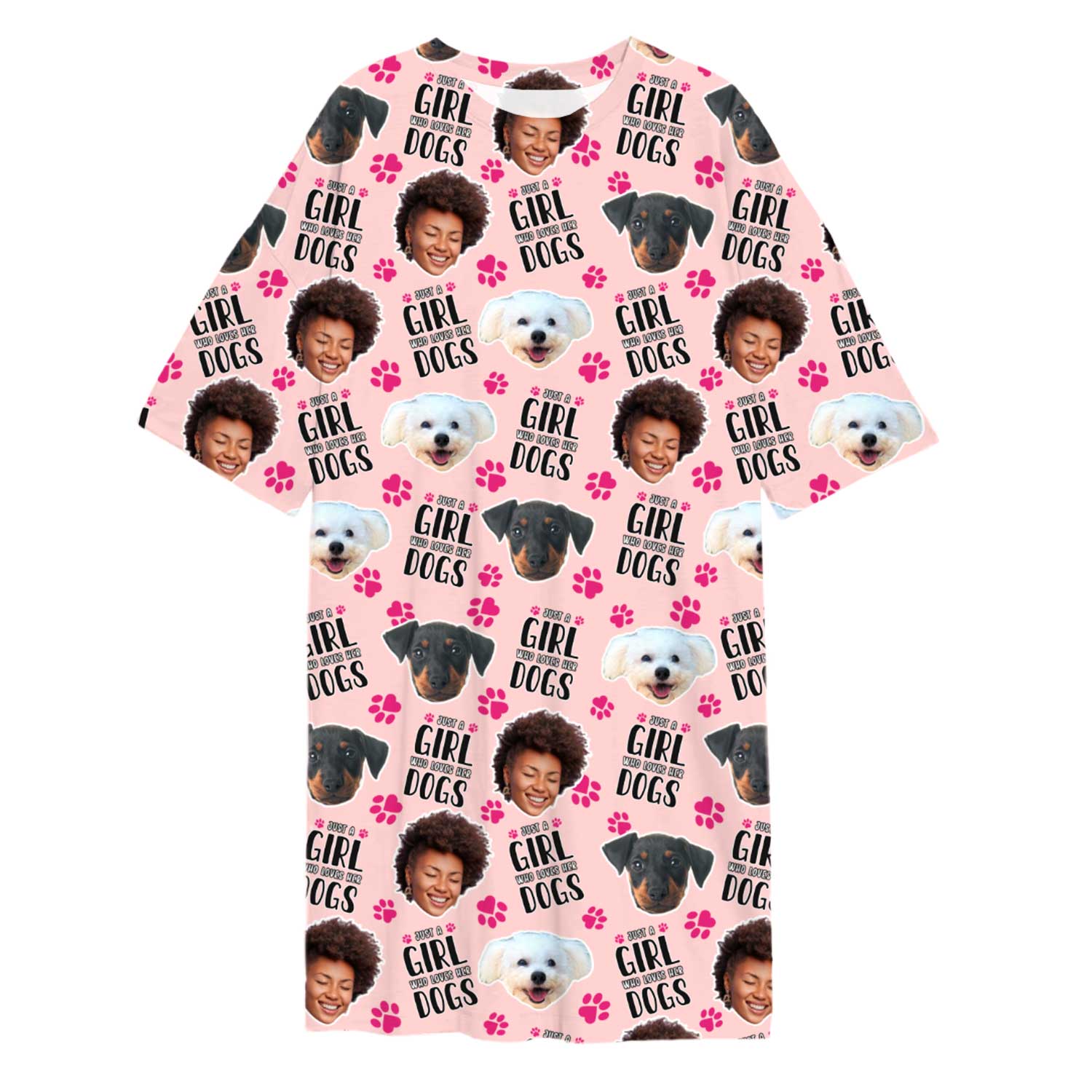 Just a Girl Who Loves Her Dogs Sleep Tee