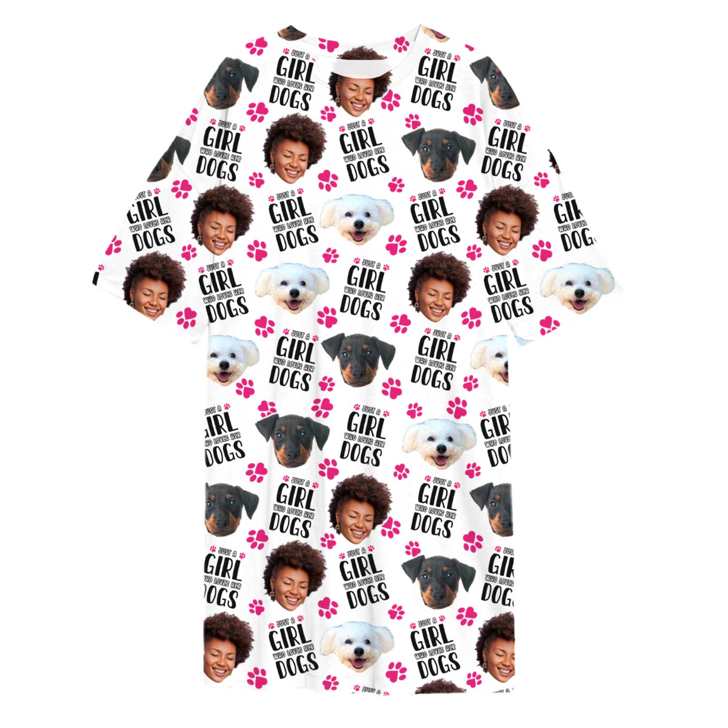 Just a Girl Who Loves Her Dogs Sleep Tee