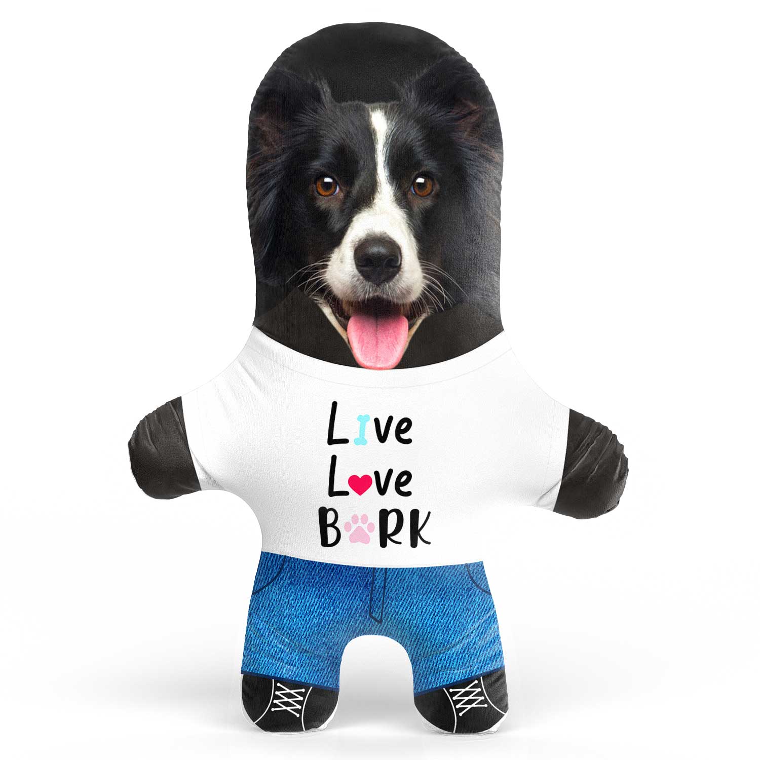 Live. Love. Bark Dog Teddy Bear