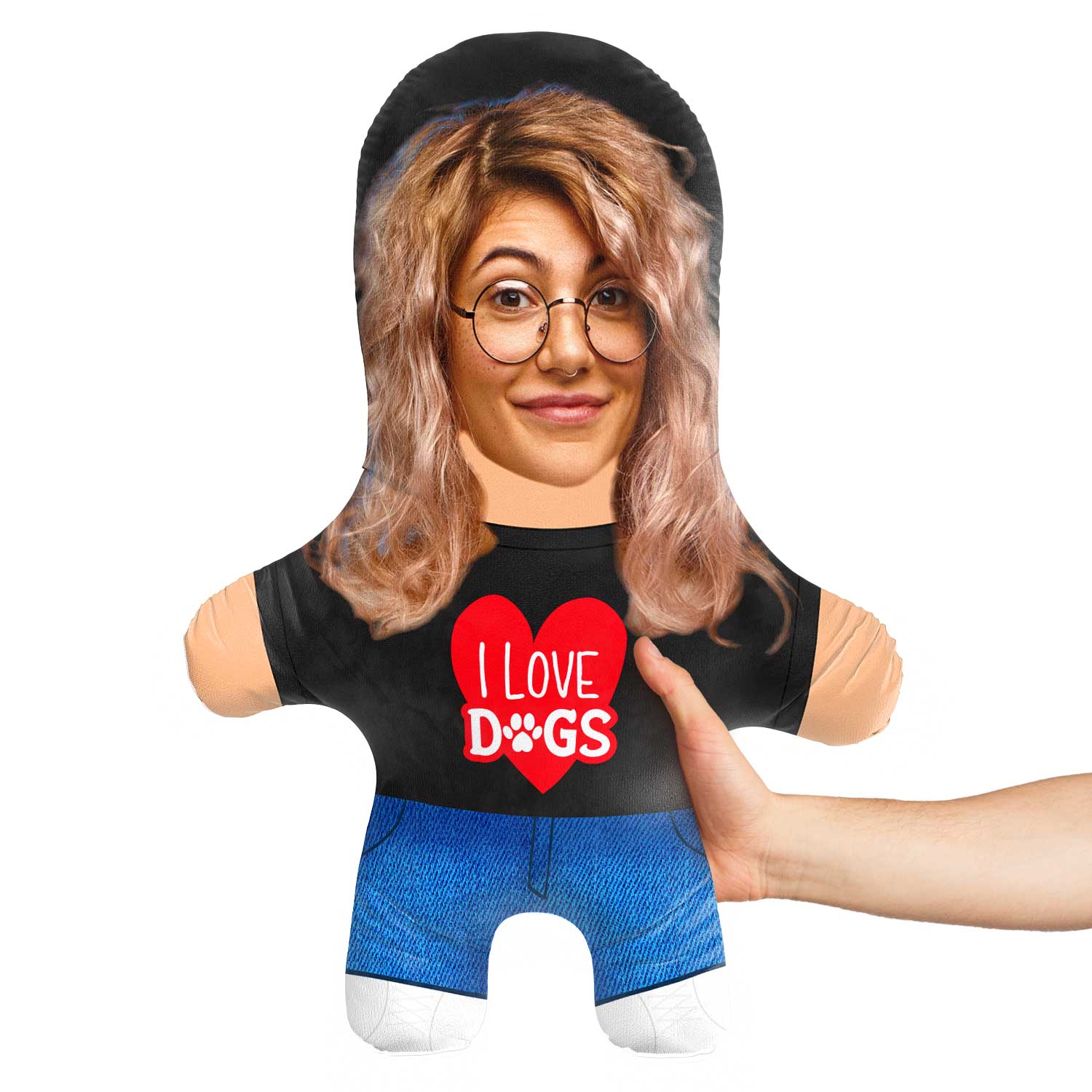 I Love Dogs Dog Teddy Bear