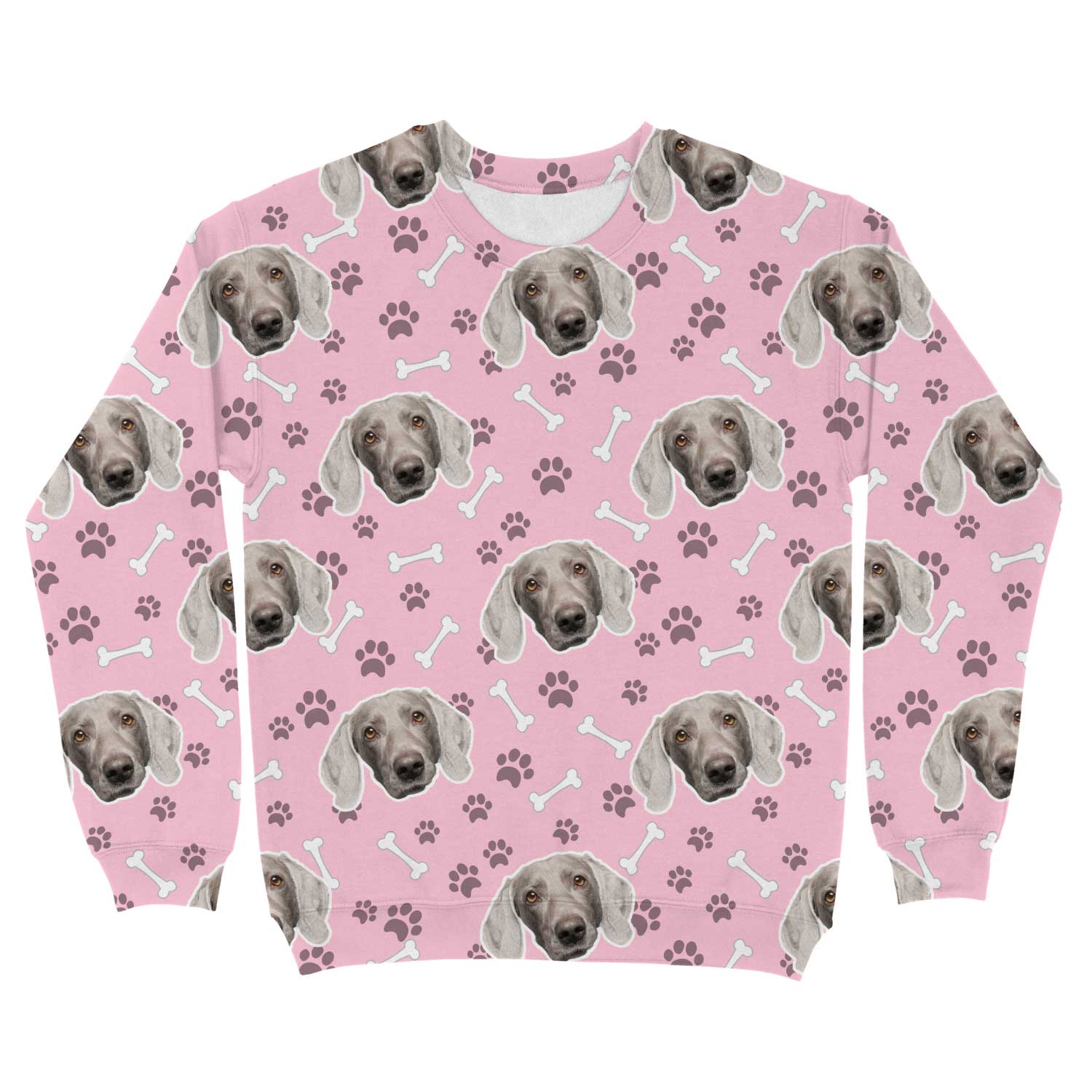 Dogzy Pattern Personalized Sweatshirt