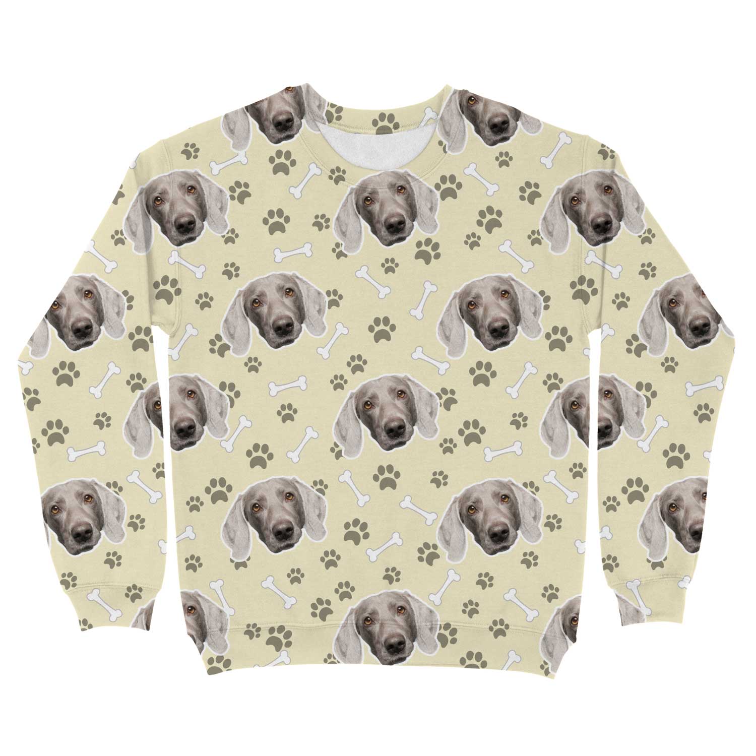 Dogzy Pattern Personalized Sweatshirt