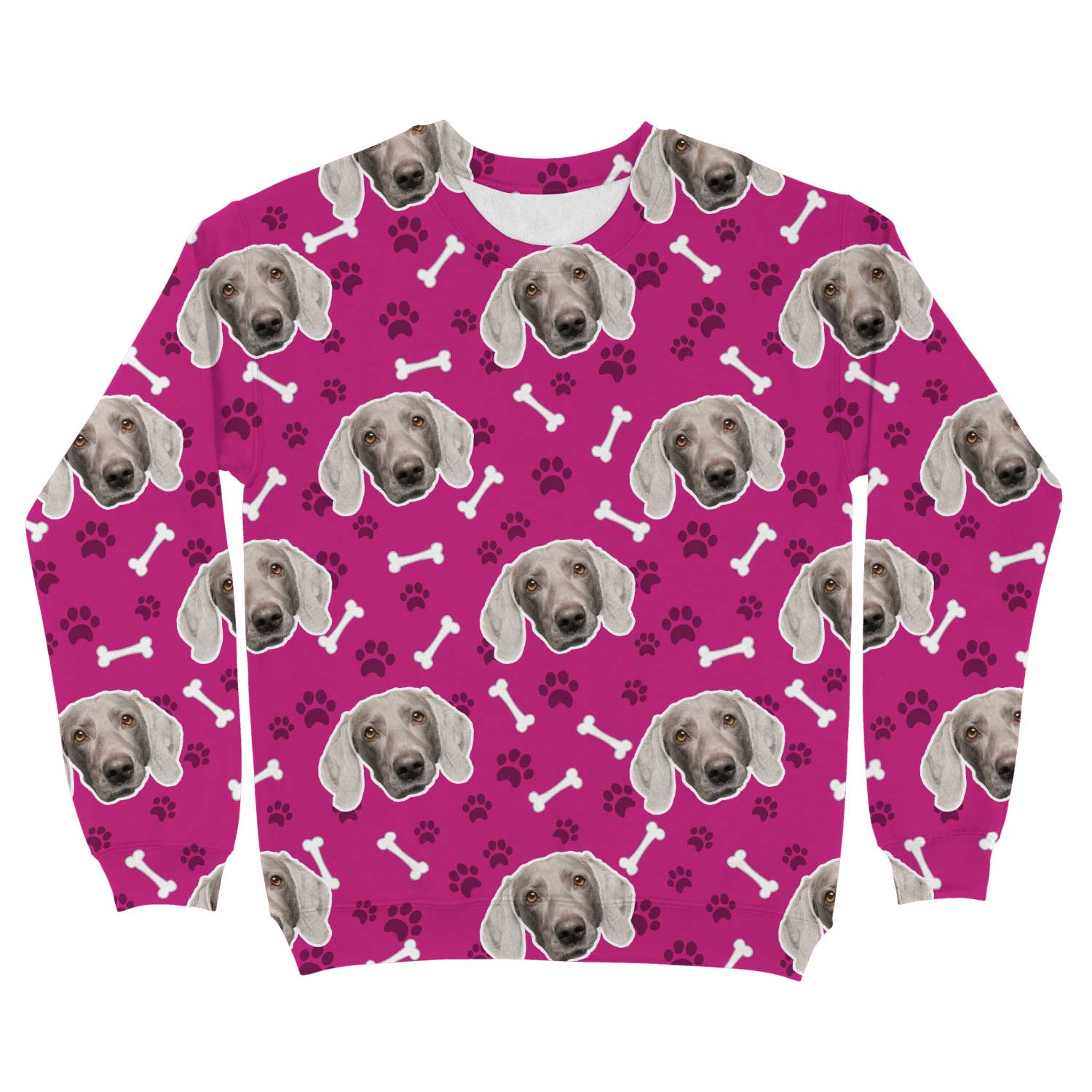 Dogzy Pattern Personalized Sweatshirt