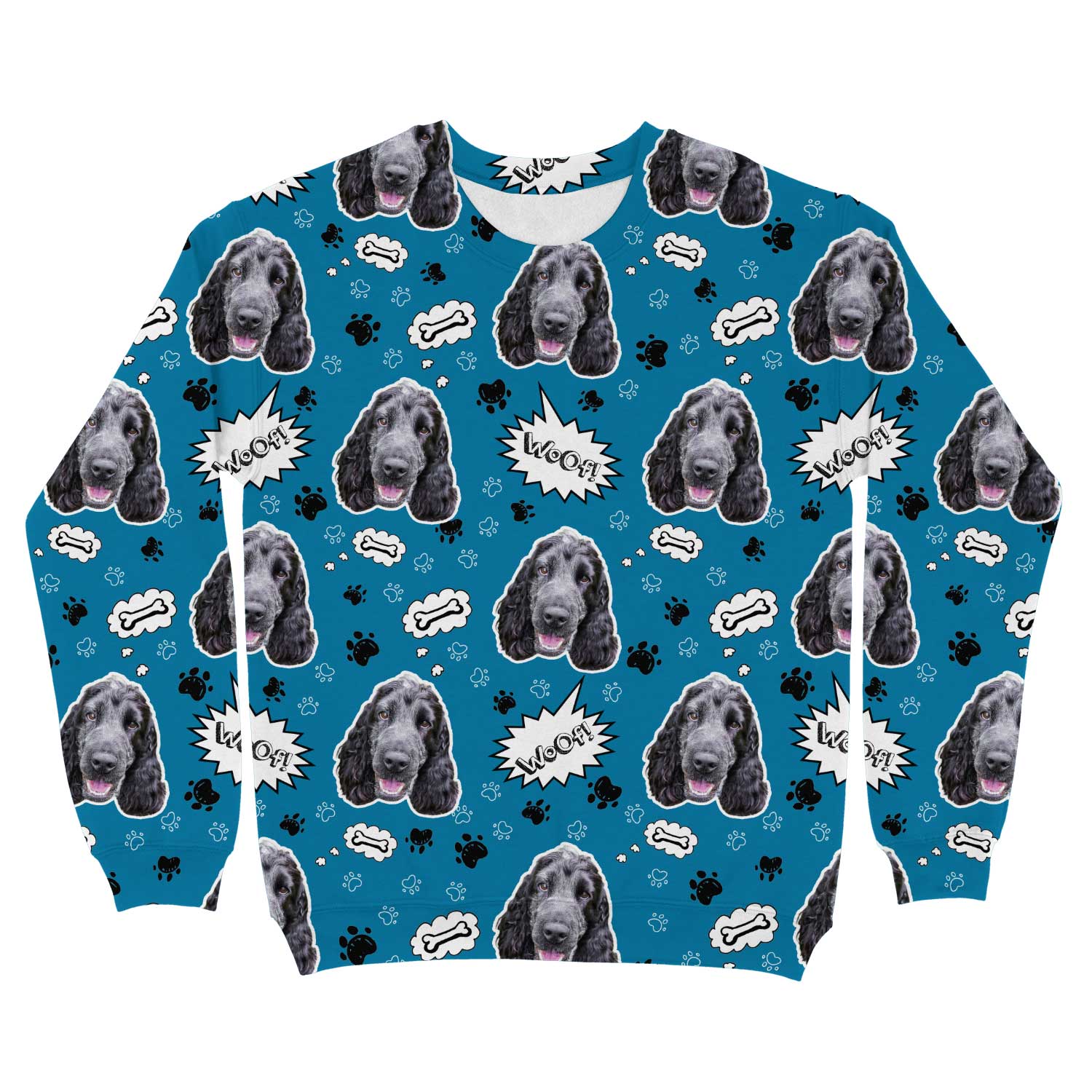 Woof Dog Personalized Sweatshirt