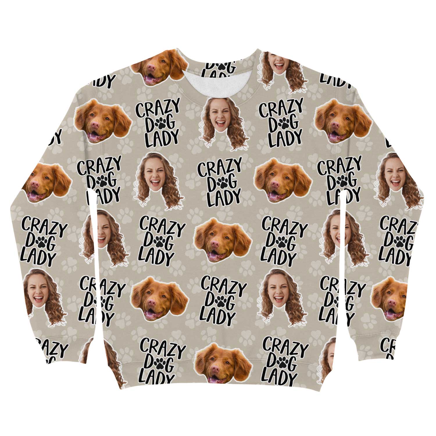 Crazy Dog Lady Personalized Sweatshirt