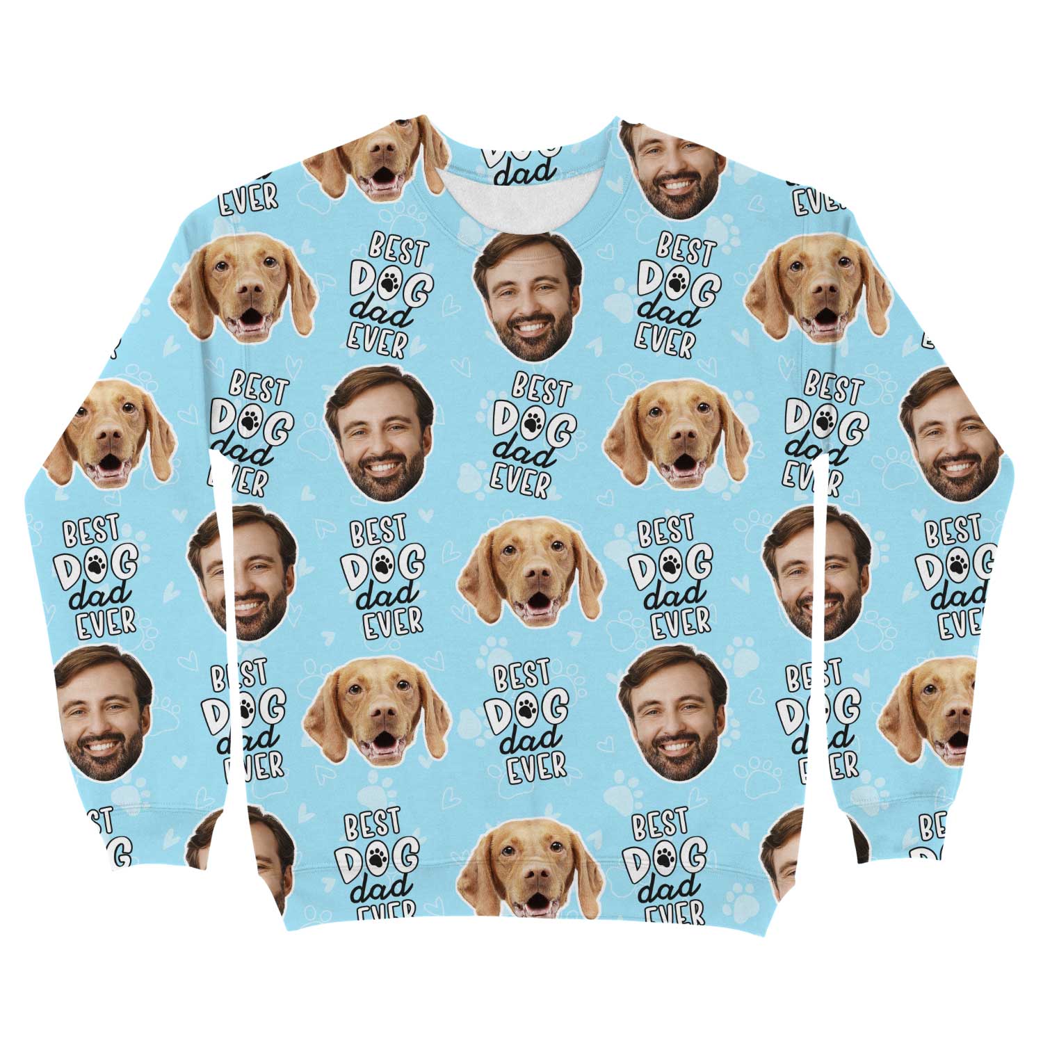 Best Dog Dad Ever Personalized Sweatshirt