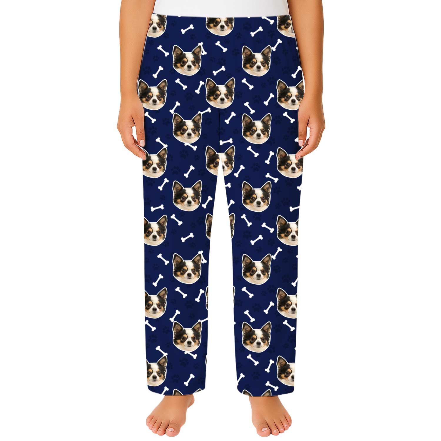 pjs with face on them
