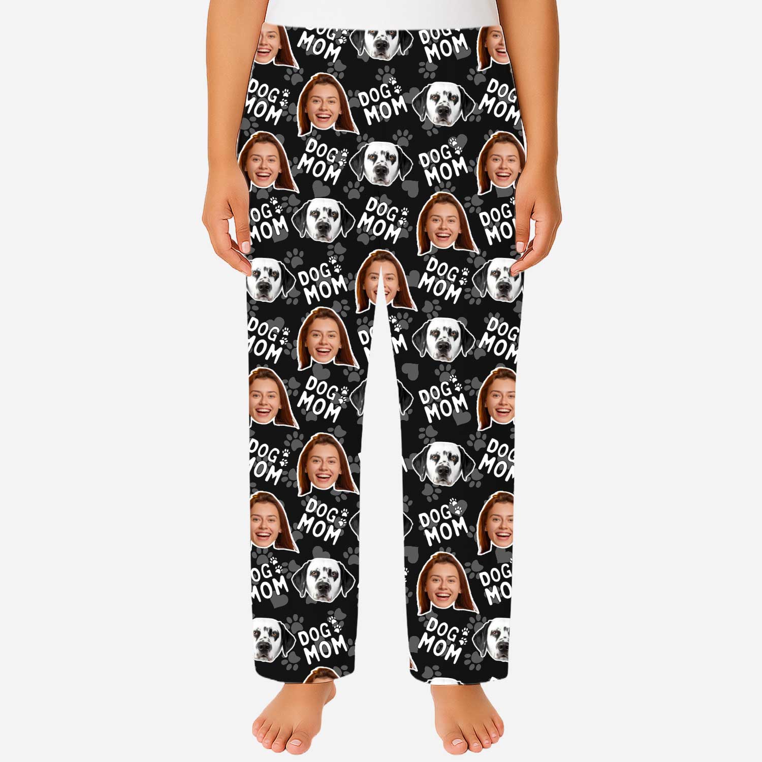 Women's Dog Mom Personalized PJ Pants