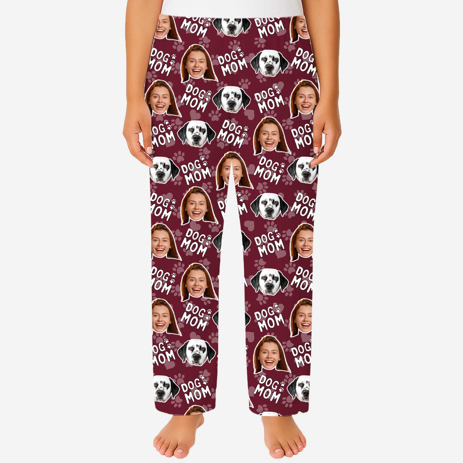 Women's Dog Mom Personalized PJ Pants