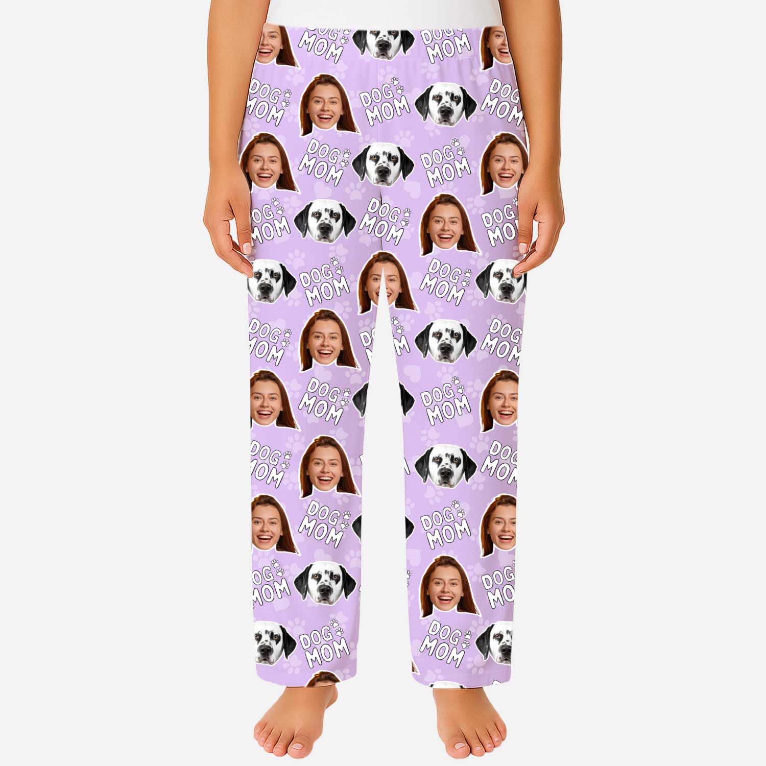 Women's Dog Mom Personalized PJ Pants
