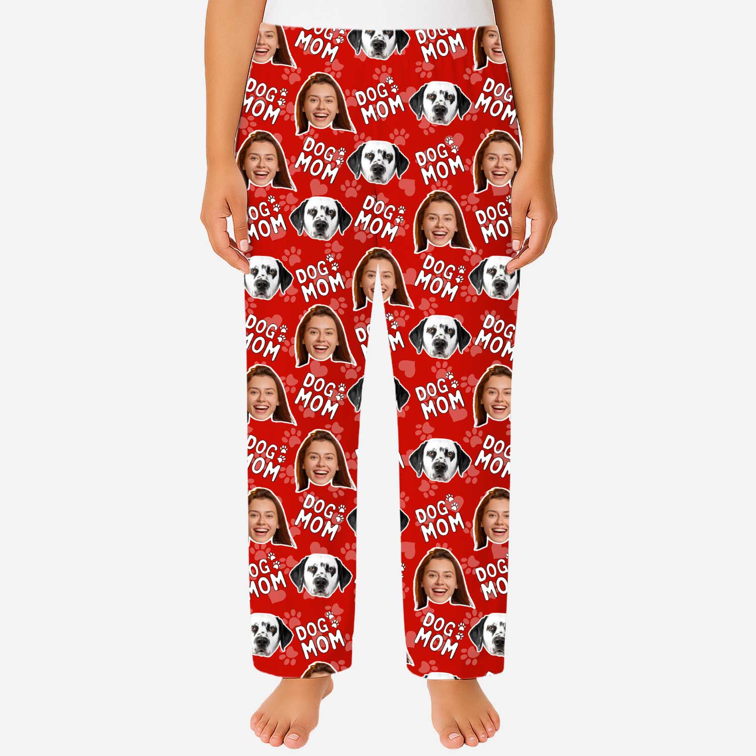 Women's Dog Mom Personalized PJ Pants