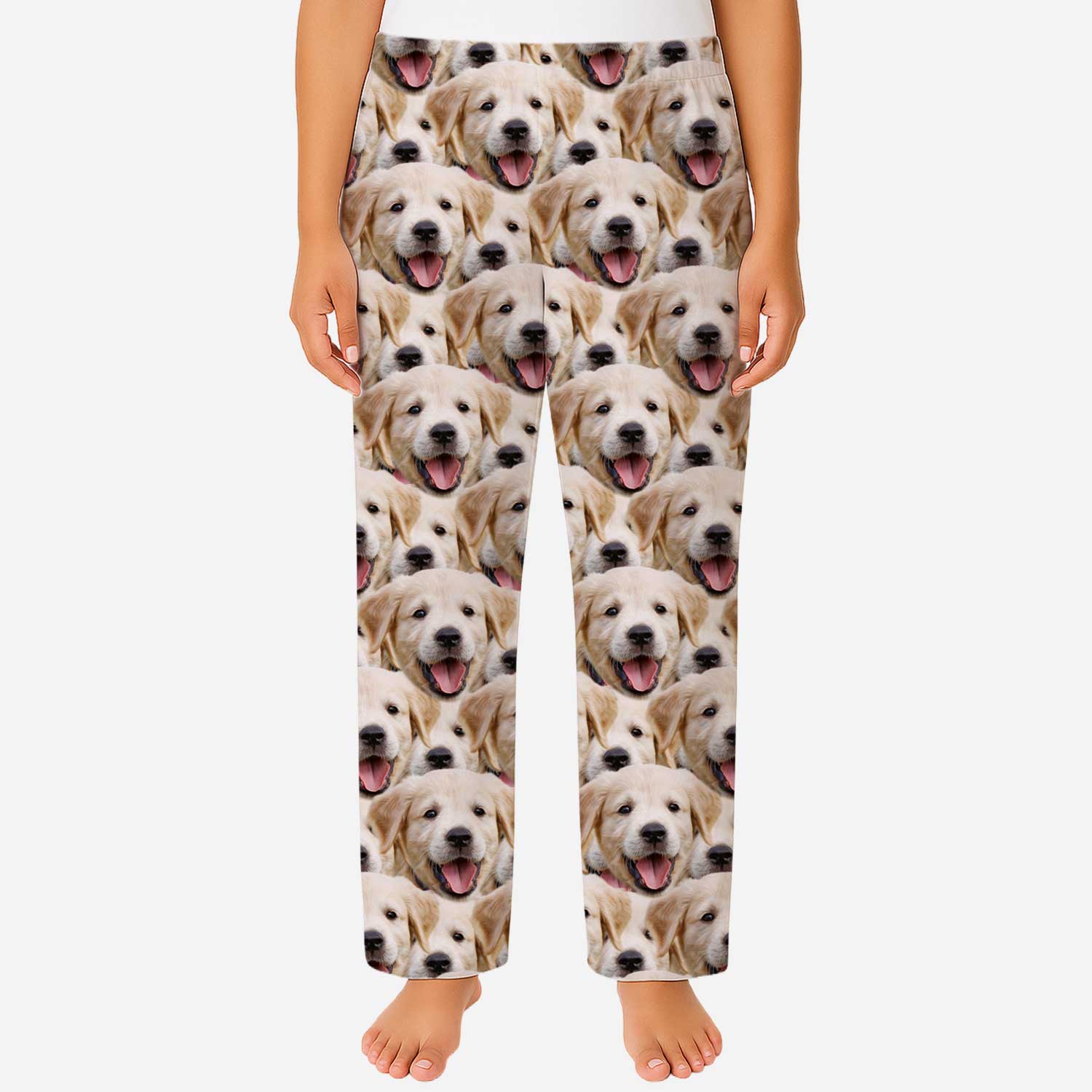 Dog Mash Personalized Pajama Bottoms | Custom Trousers
