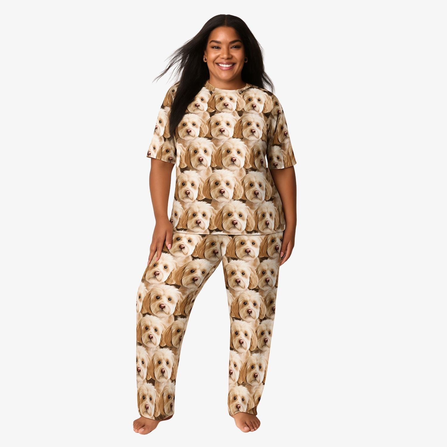 Women's Dog Mash Pajamas - Pant Set