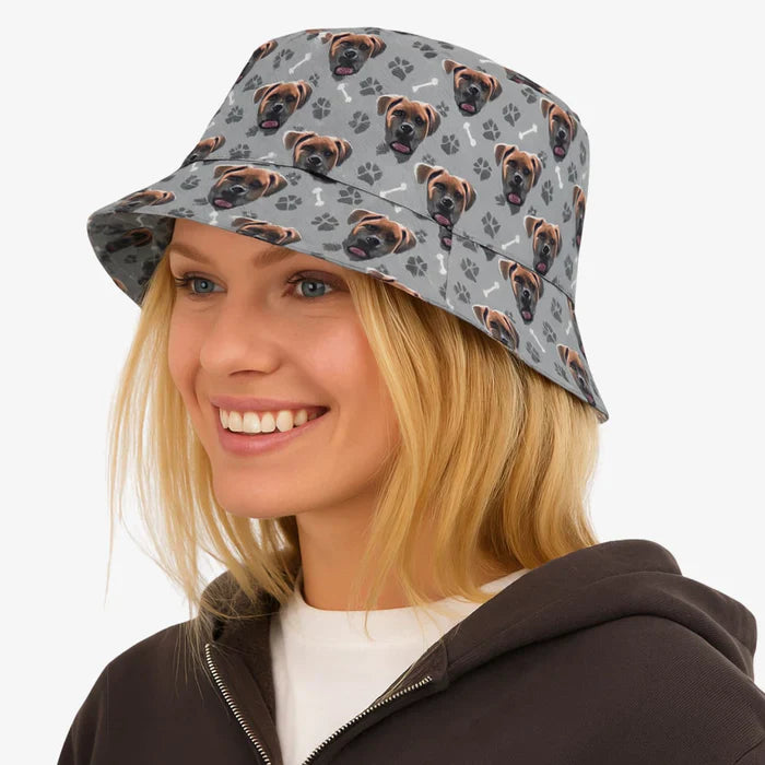 Dog Face Custom Bucket Hat