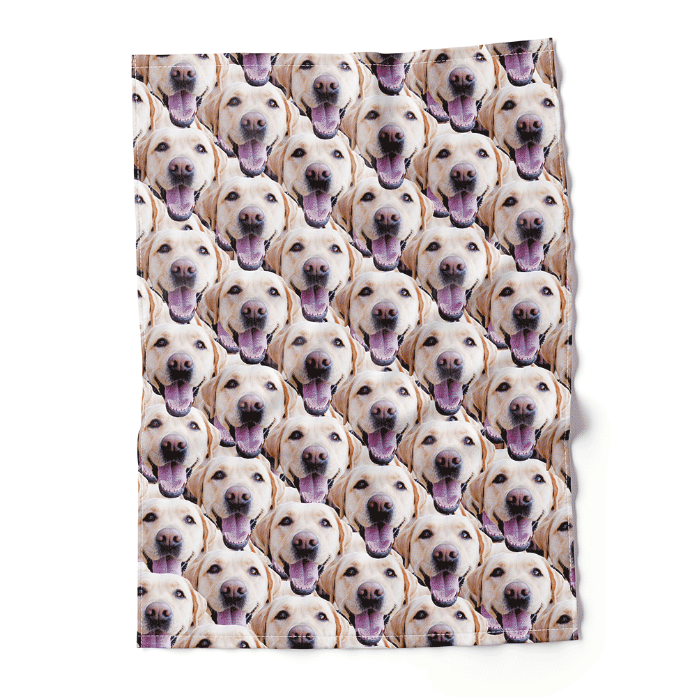 Dog Mash Tea Towel Gif