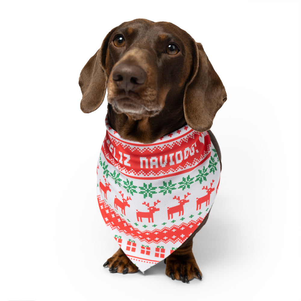 Feliz Navi-Dog Christmas Dog Bandana