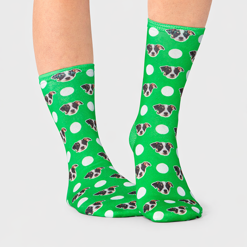 Polka Dog Socks