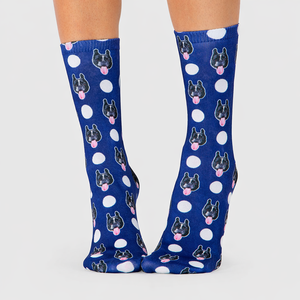 Polka Dog Socks