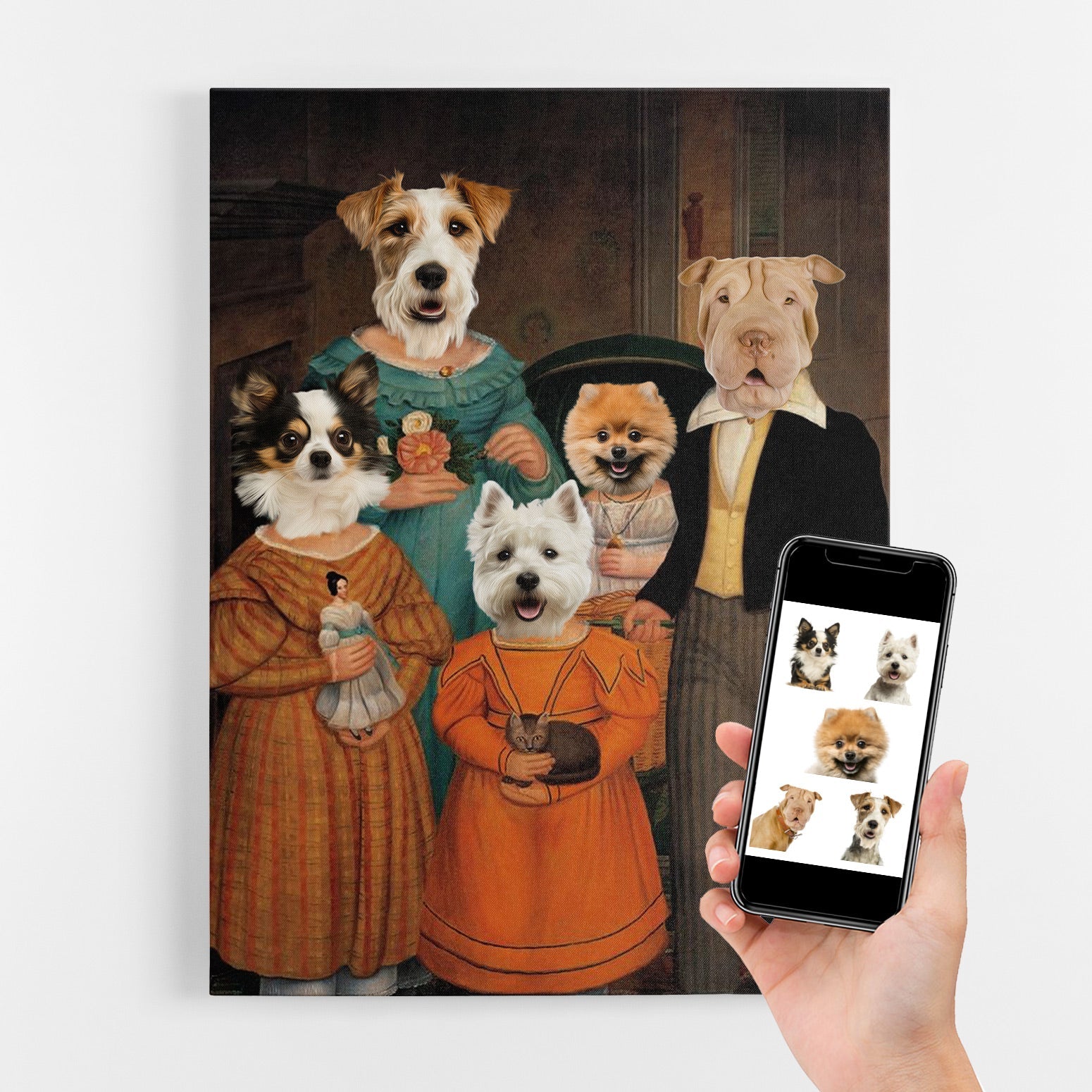 Victorian Family Portrait Canvas