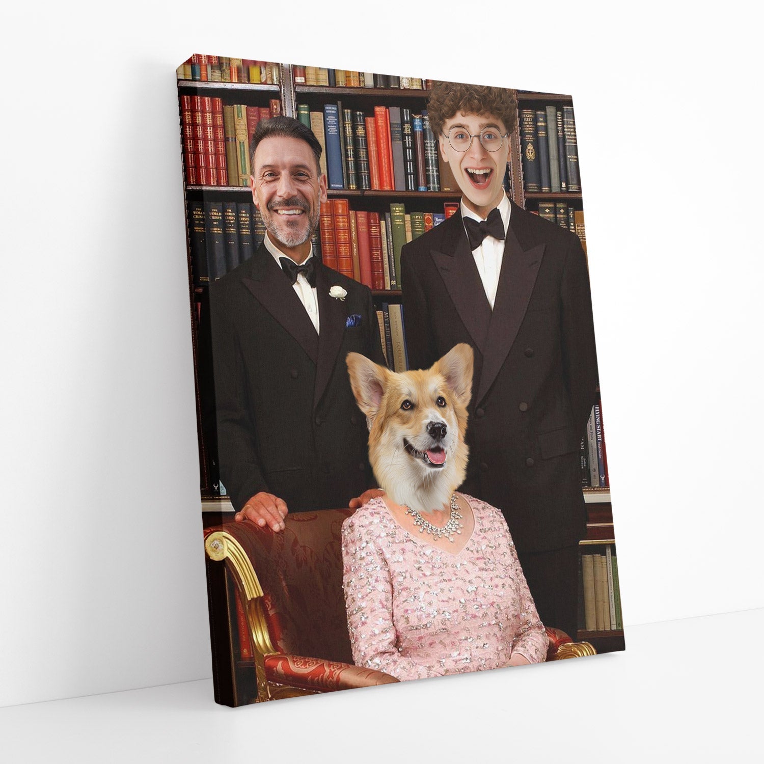 Queen & Servant Portrait Canvas